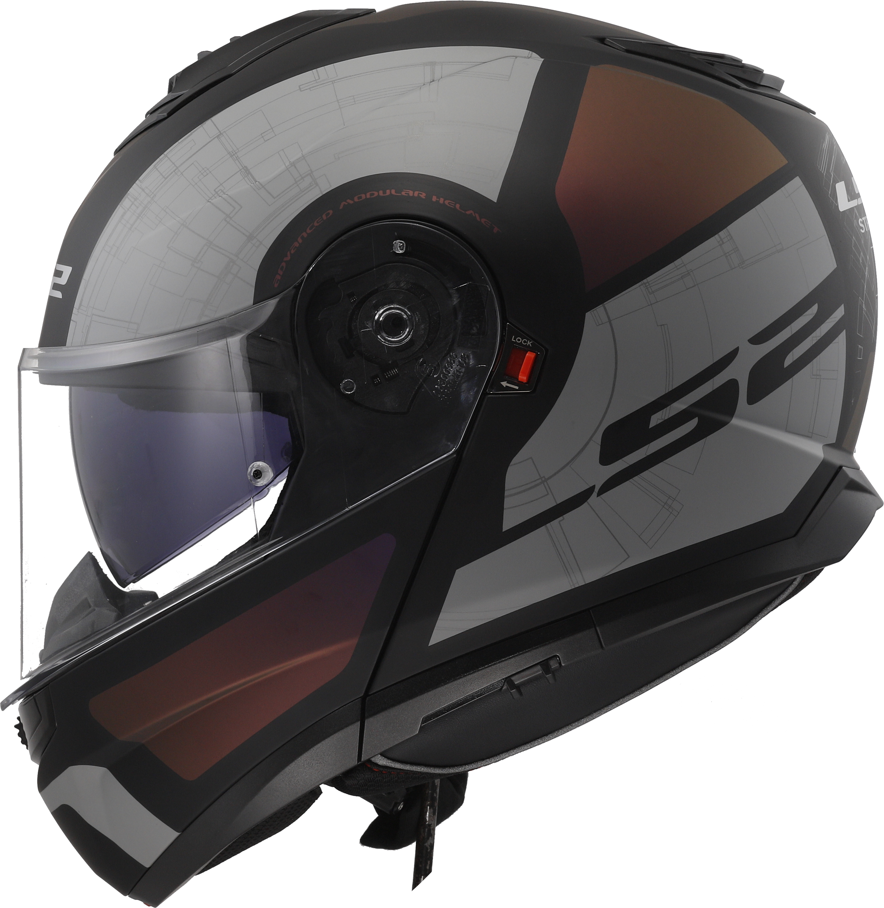 STROBE II ORION MATT BLACK PURPLE BLUE