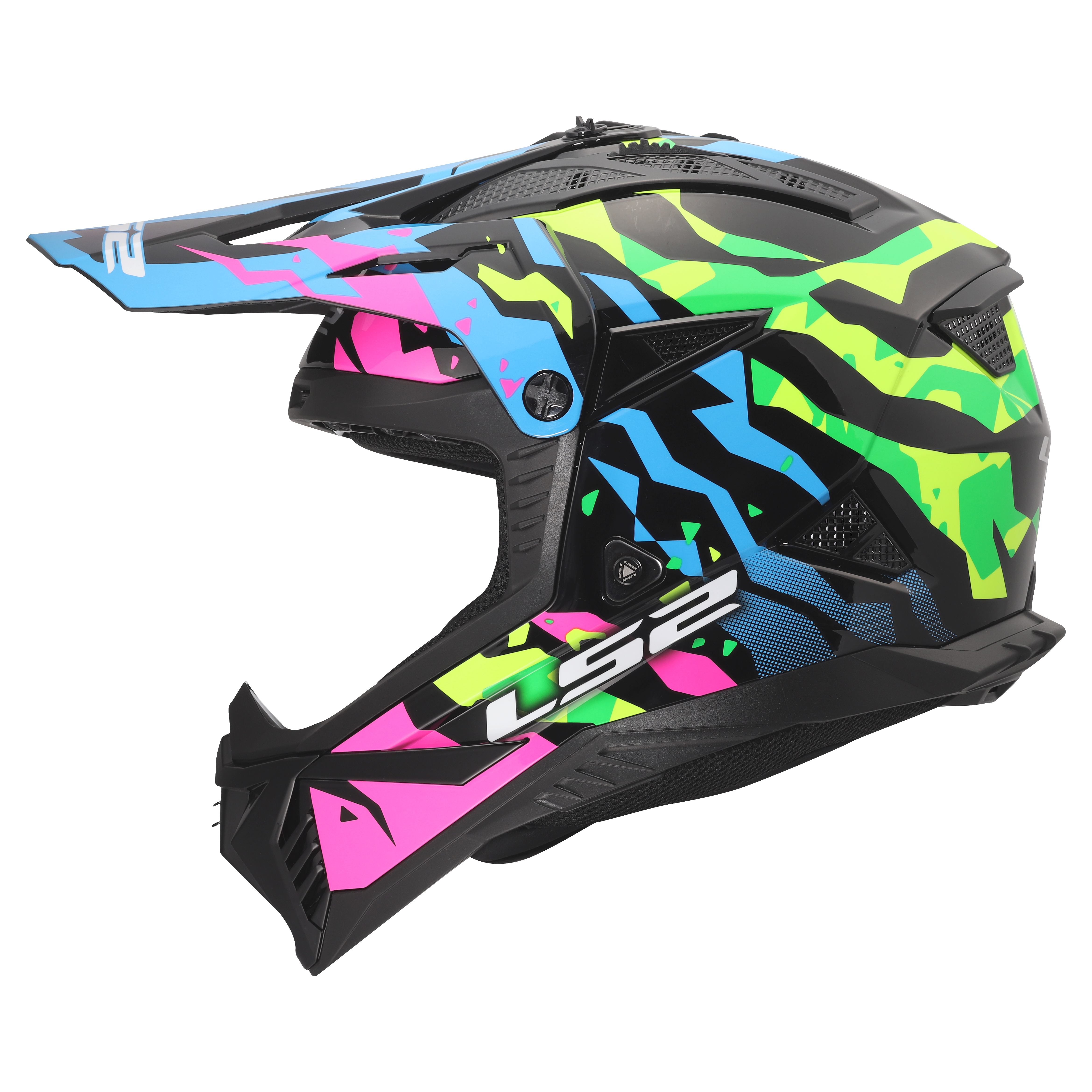 FAST II GROTESK BLUE PINK GREEN MX708