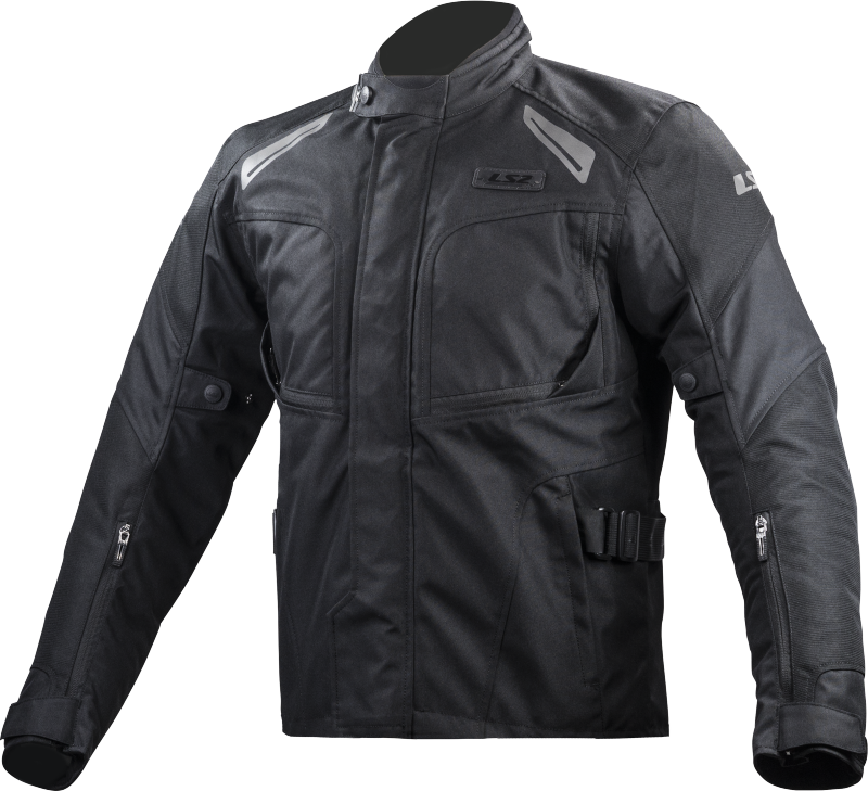 LS2 Phase Motorradjacke - Schwarz