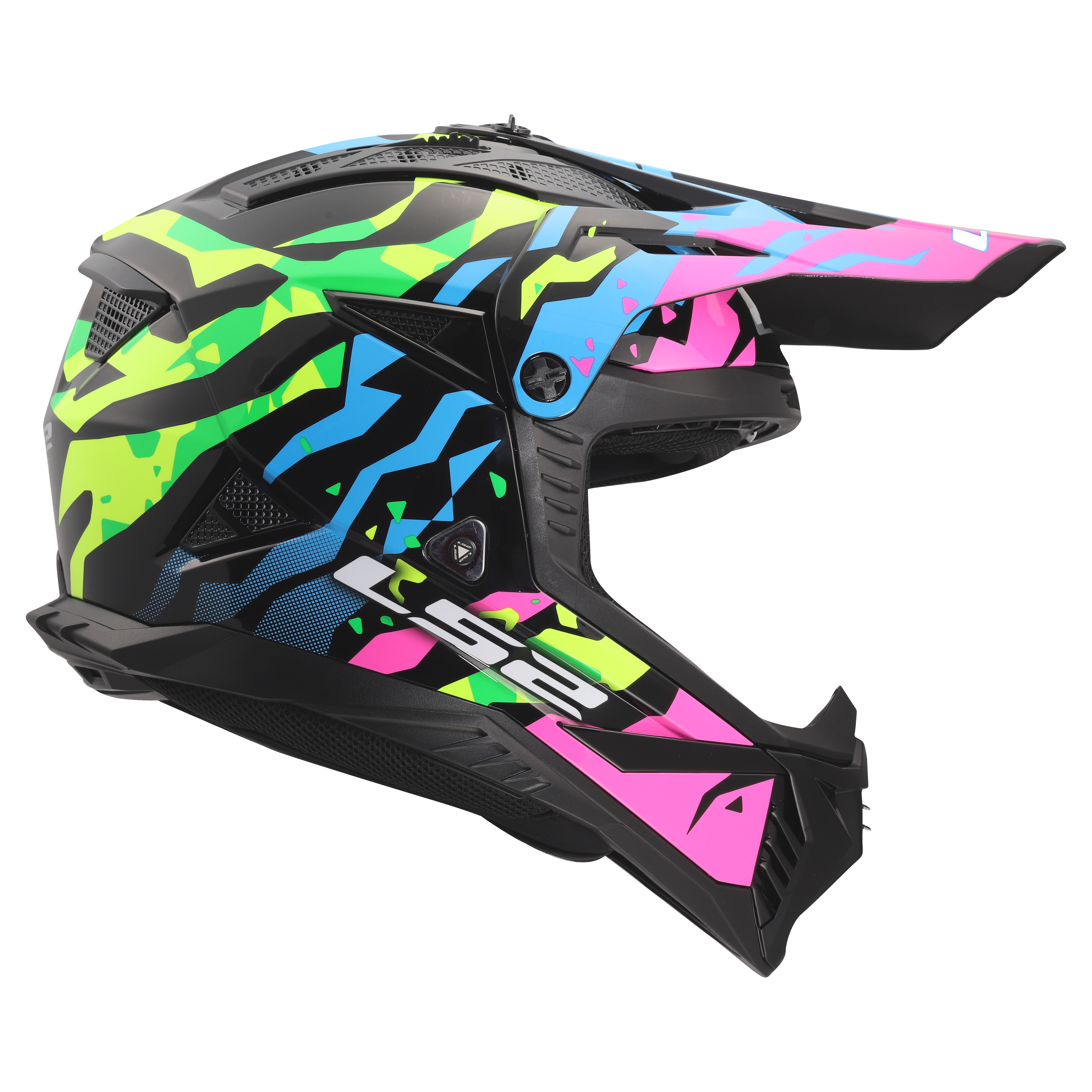 FAST II GROTESK BLUE PINK GREEN MX708