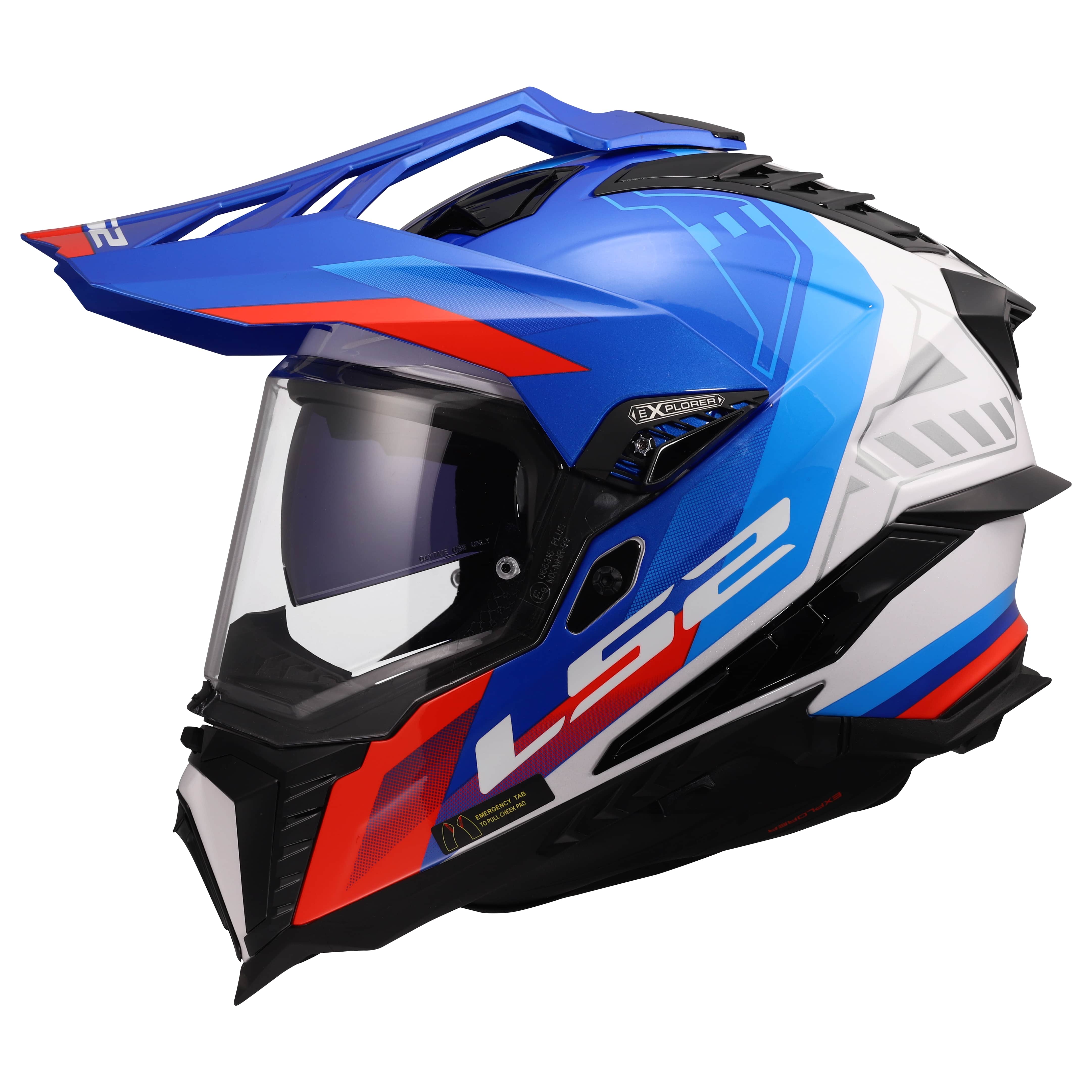 EXPLORER HEXA WHITE BLUE RED MX701