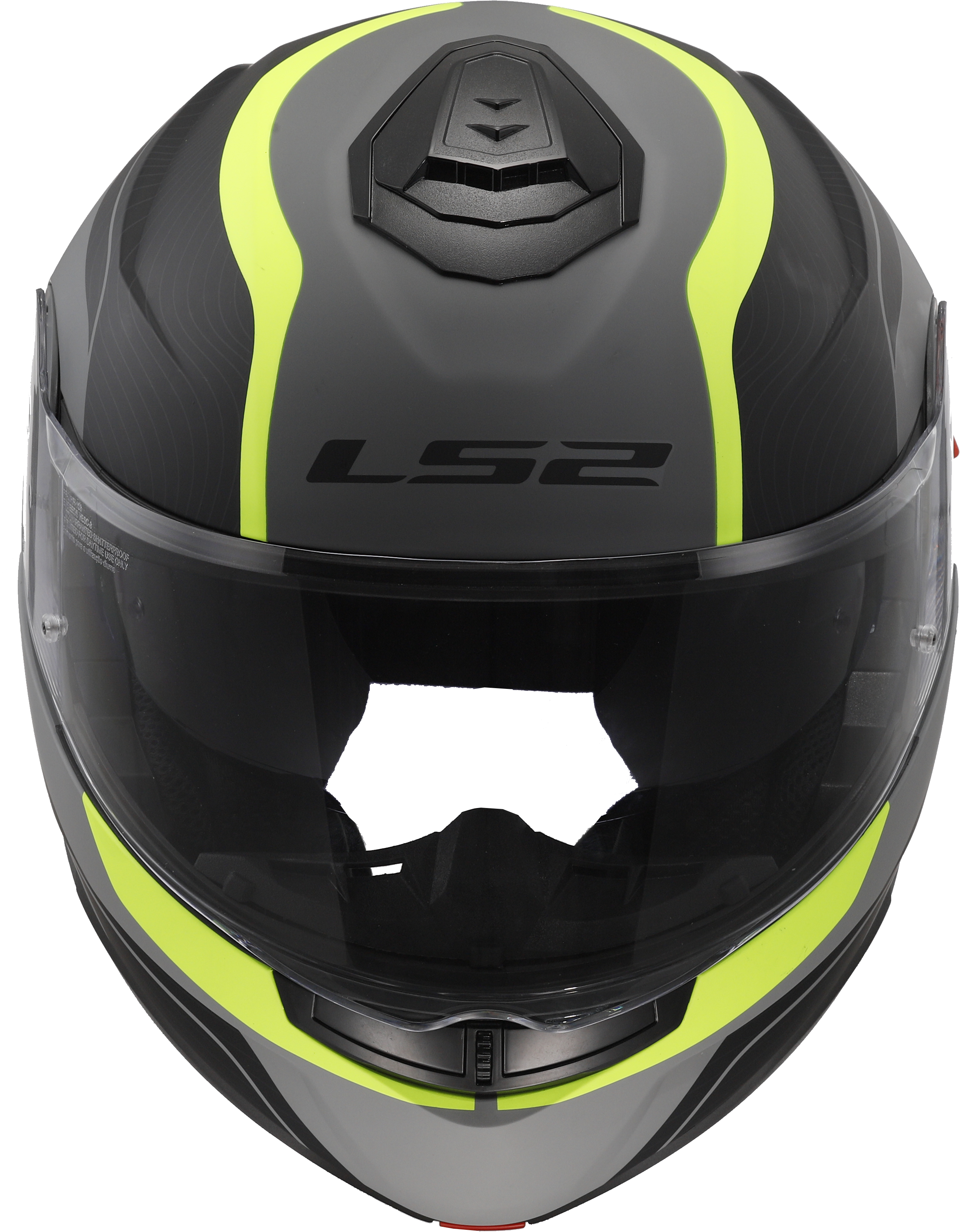 STROBE II MONZA MATT BLACK H-V YELLOW
