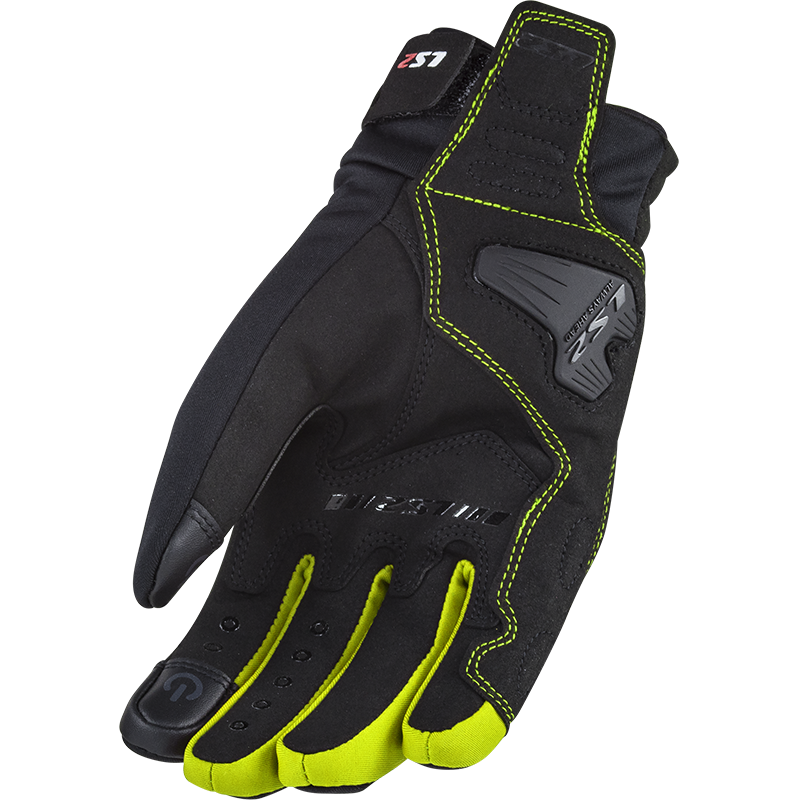 LS2 Jet II Motorradhandschuhe - Schwarz H-V Gelb