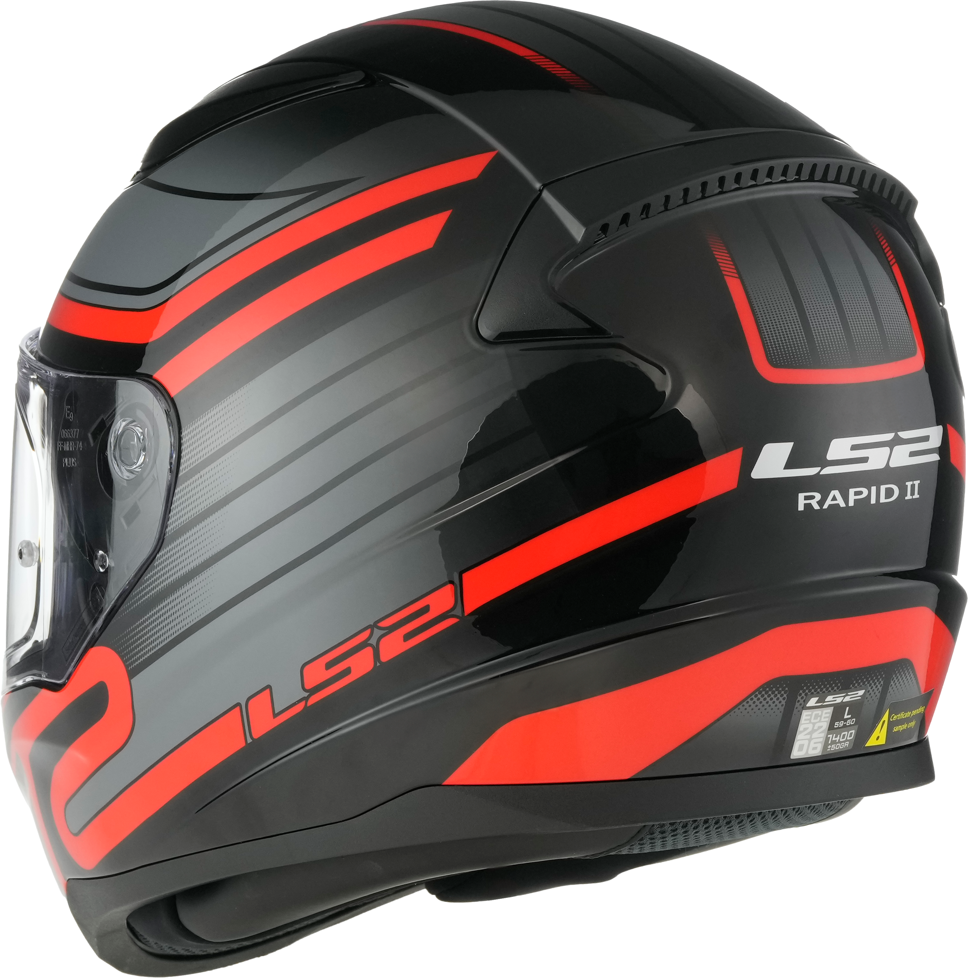 RAPID II CIRCUIT GLOSS BLACK RED