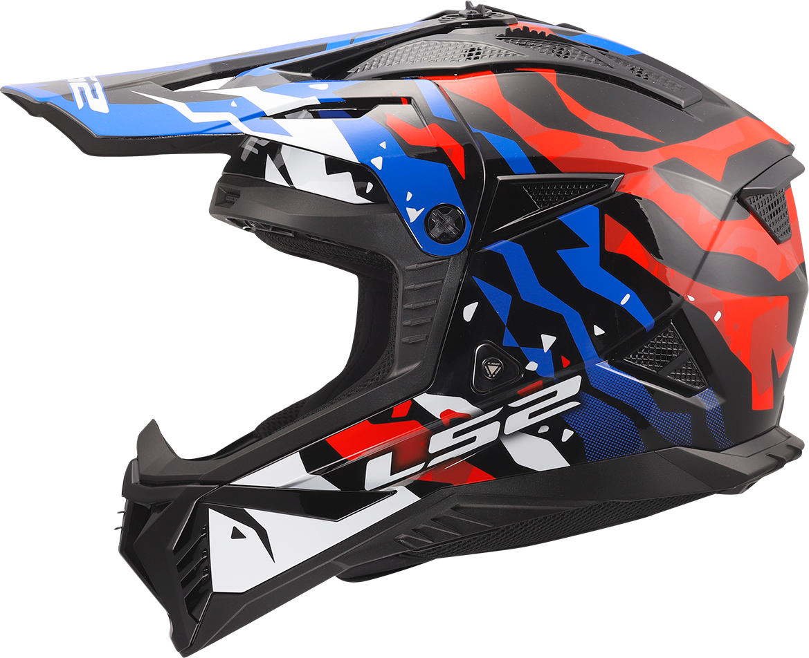 FAST II GROTESK WHITE BLUE RED MX708