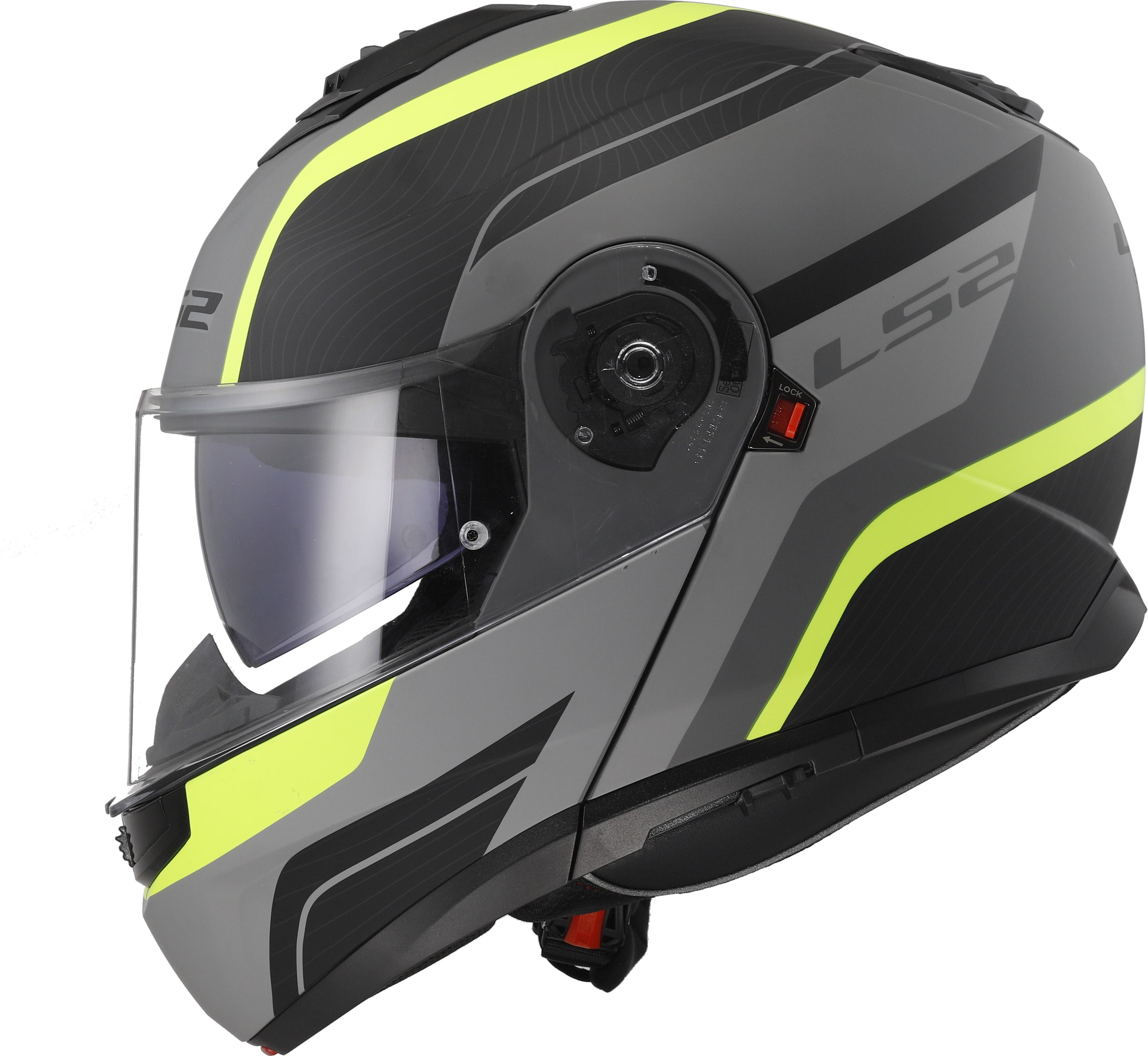 STROBE II MONZA MATT BLACK H-V YELLOW