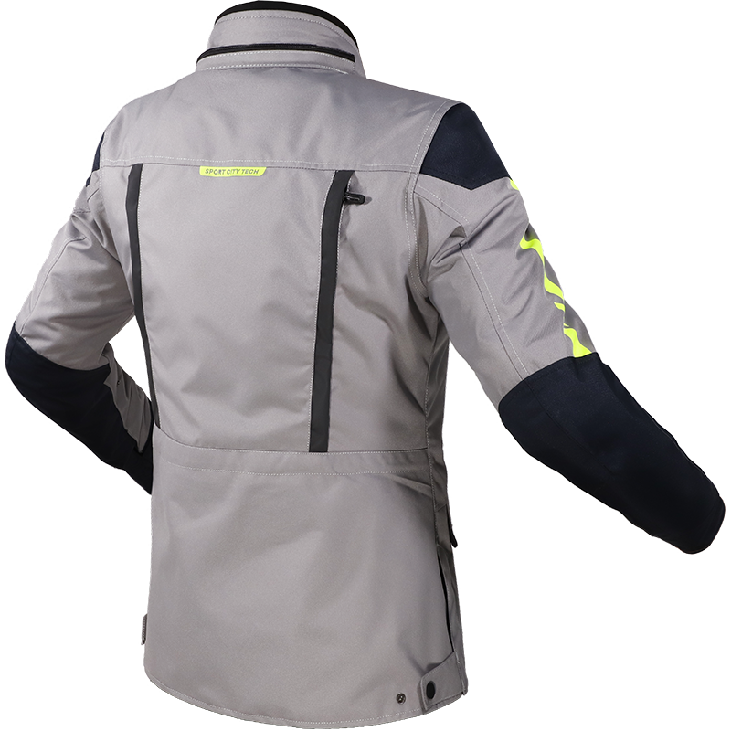 LS2 Metropolis EVO Motorradjacke - Titanium Blau H-V Gelb