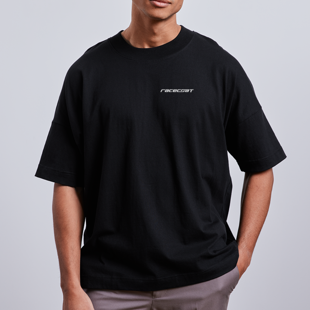 Racecoat "not a crime" Unisex Oversize T-Shirt mit Backprint