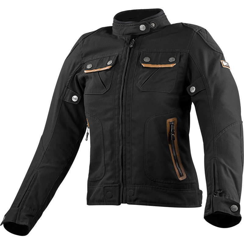 LS2 Bullet Motorradjacke - Schwarz