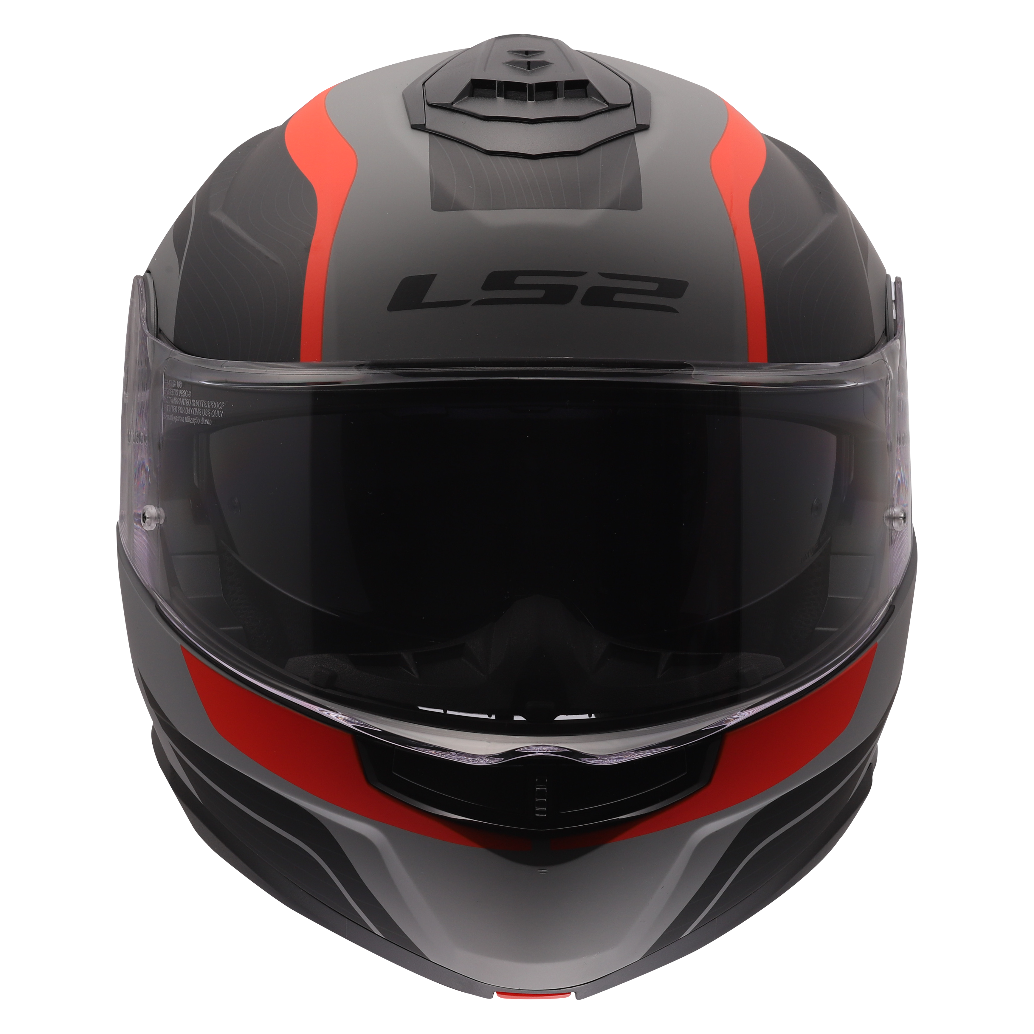 STROBE II MONZA MATT BLACK GRAY RED FF908
