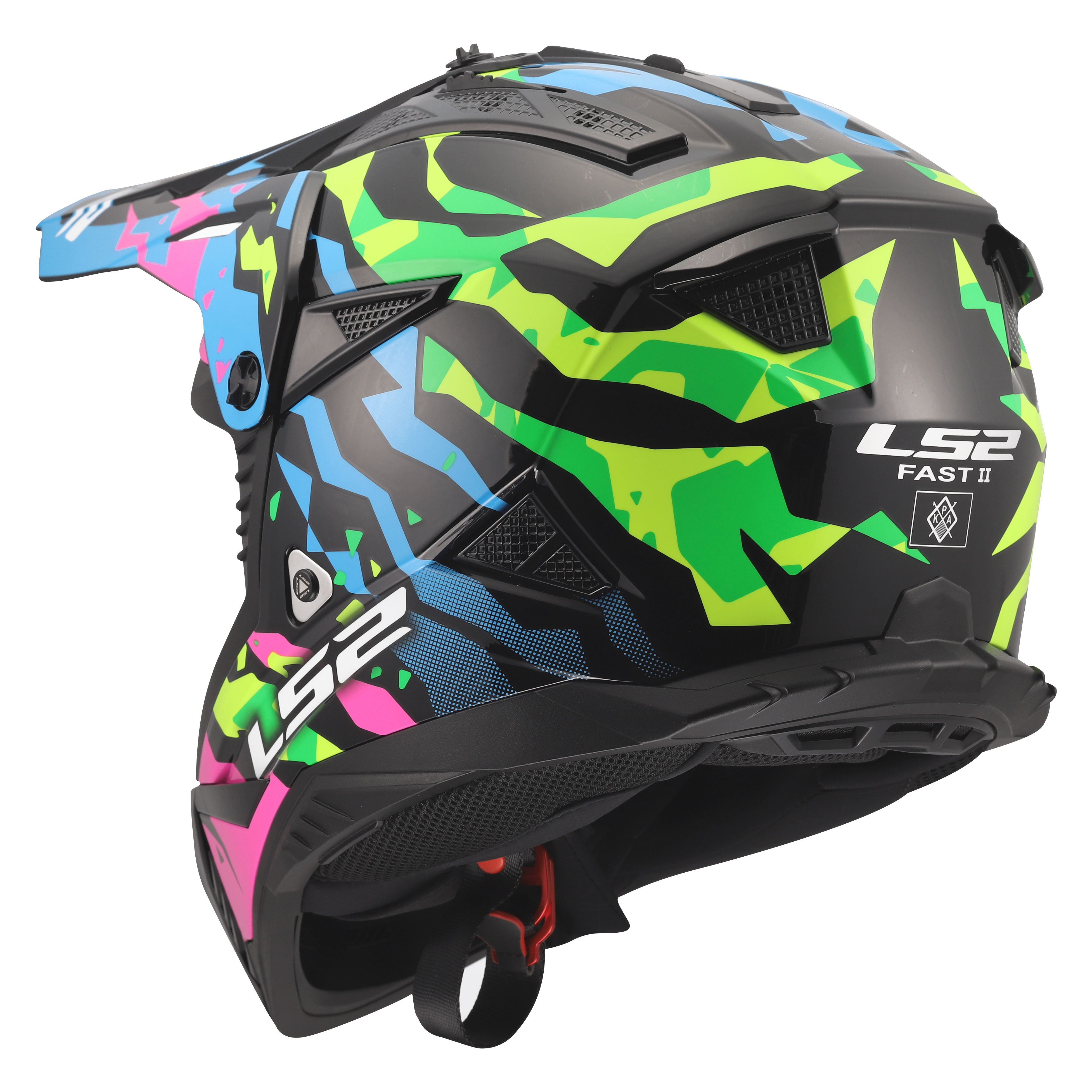 FAST II GROTESK BLUE PINK GREEN MX708