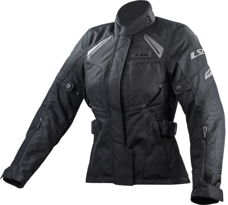 LS2 Phase Motorradjacke - Schwarz