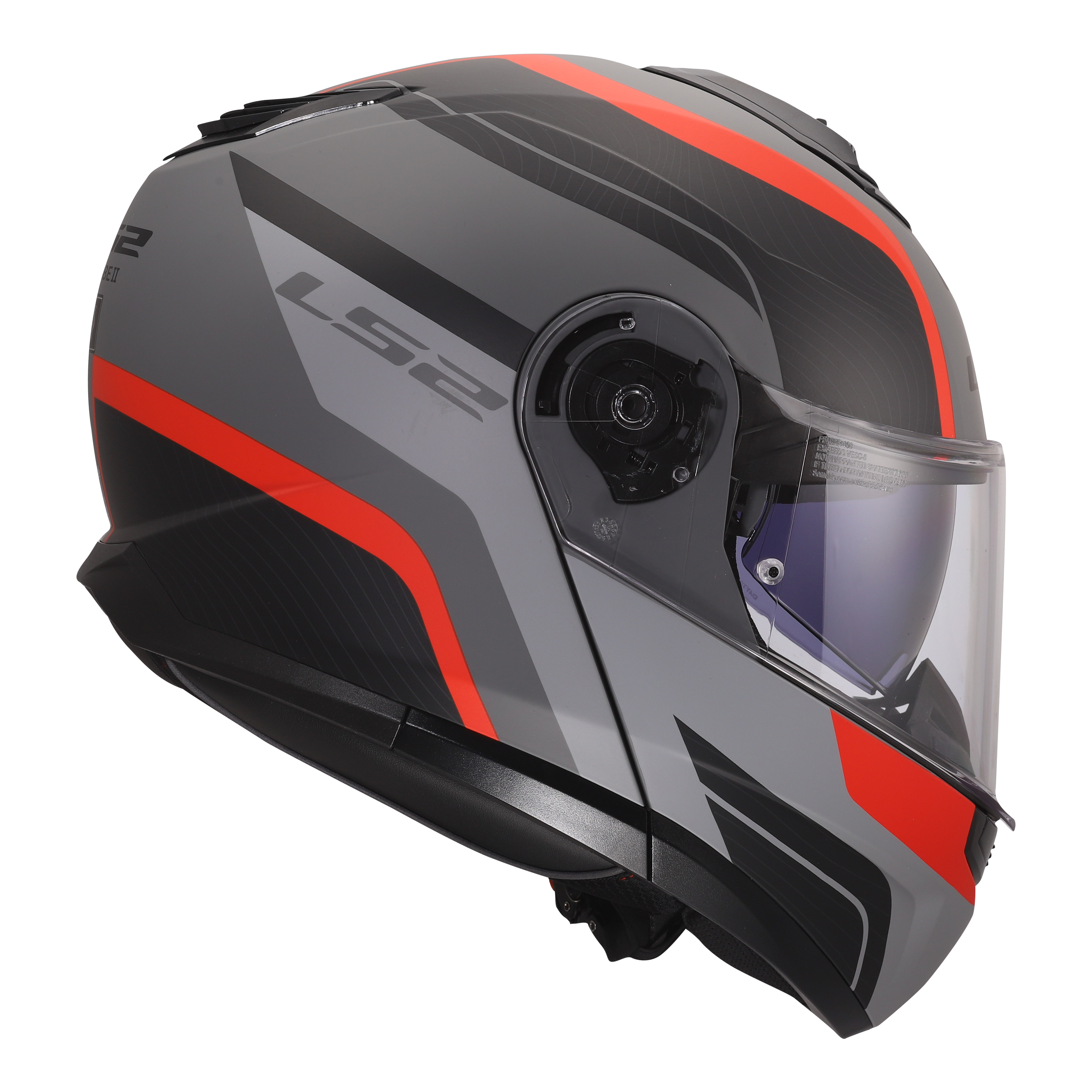 STROBE II MONZA MATT BLACK GRAY RED FF908