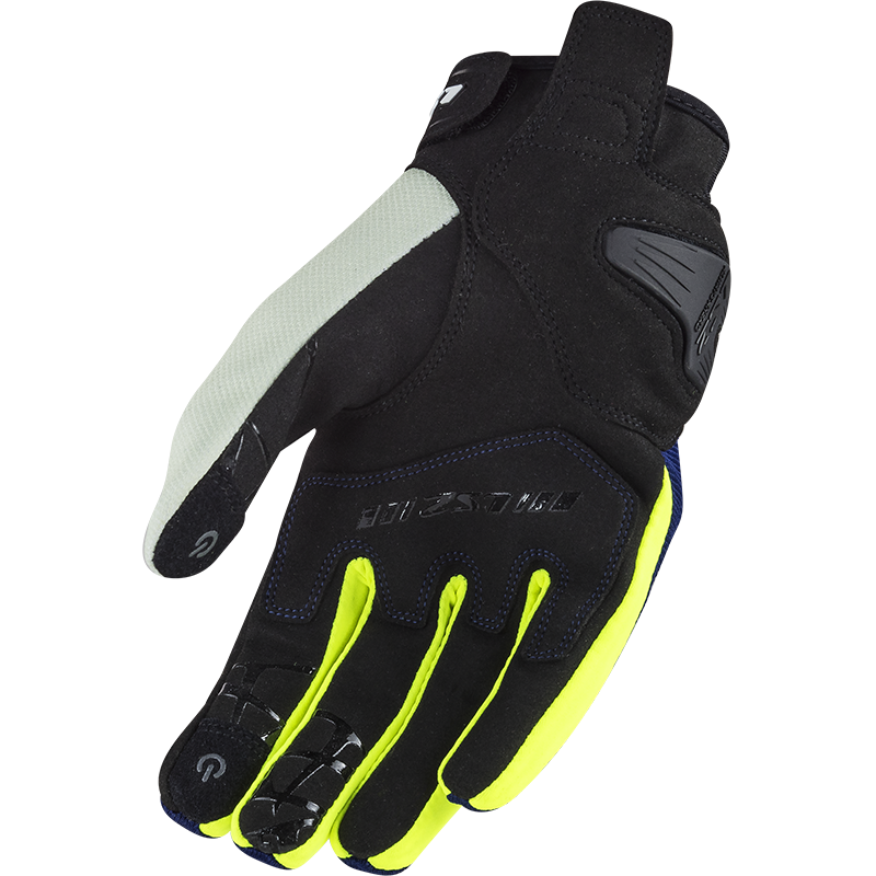 LS2 Dart II Motorradhandschuhe - Blau H-V Gelb