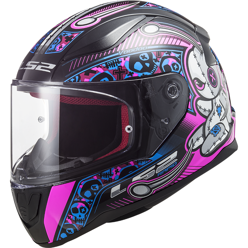 RAPID MINI VOODOO GLOSS BLACK FLUO RED