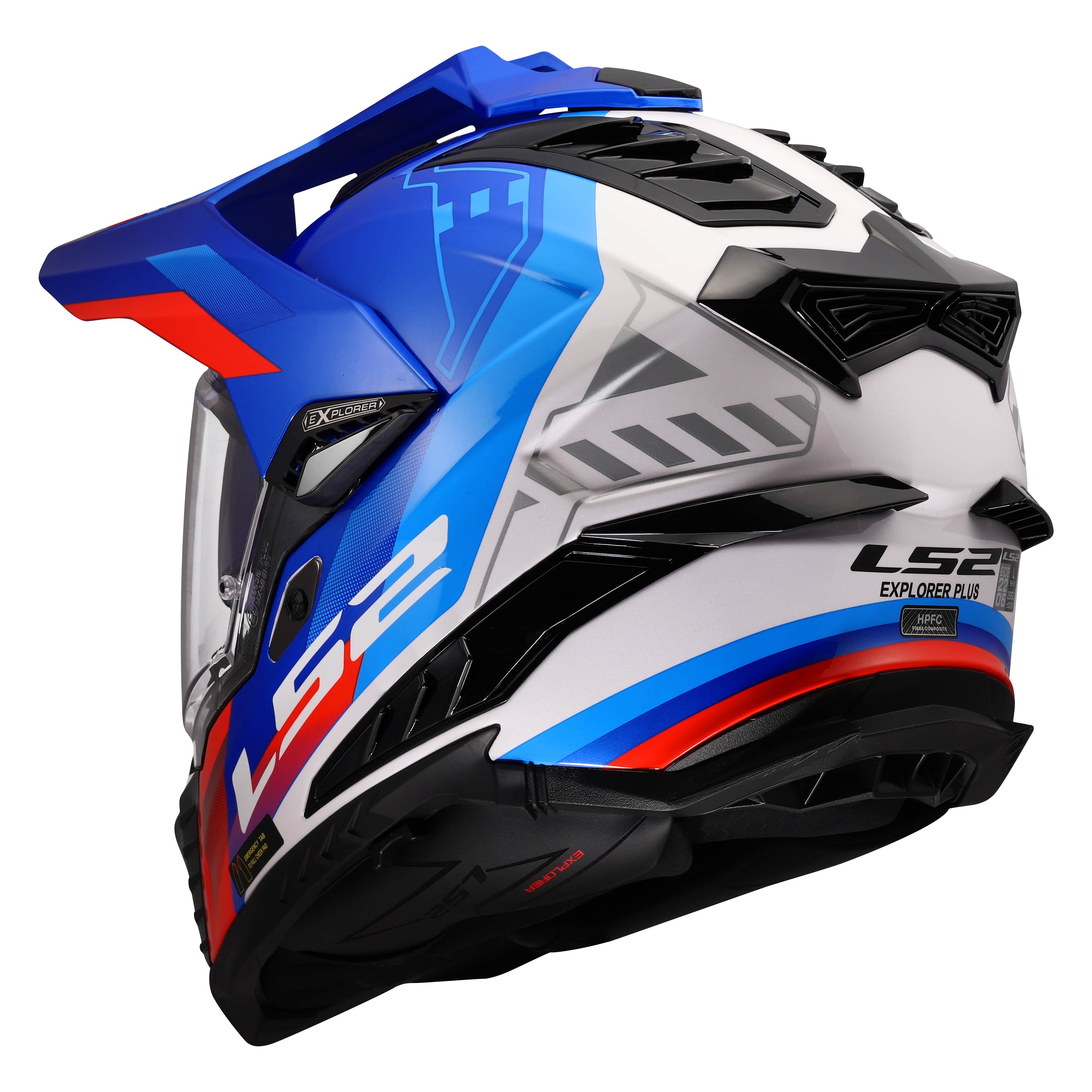 EXPLORER HEXA WHITE BLUE RED MX701