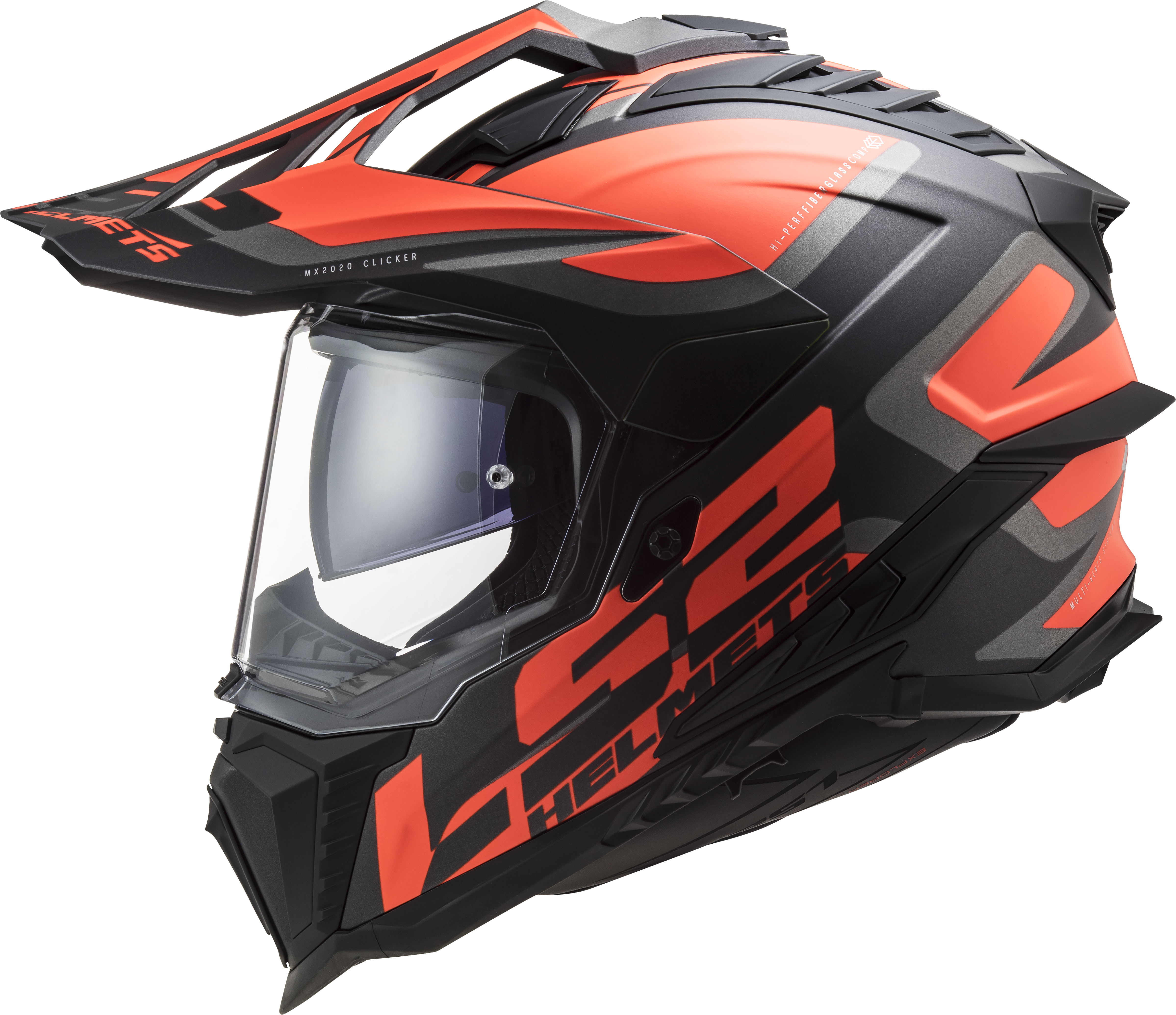 EXPLORER ALTER MATT BLACK FLUO ORANGE MX701