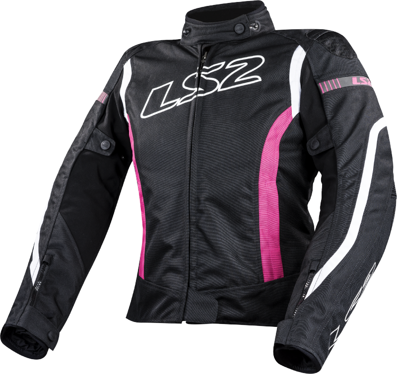 LS2 Gate Motorradjacke - Schwarz Pink