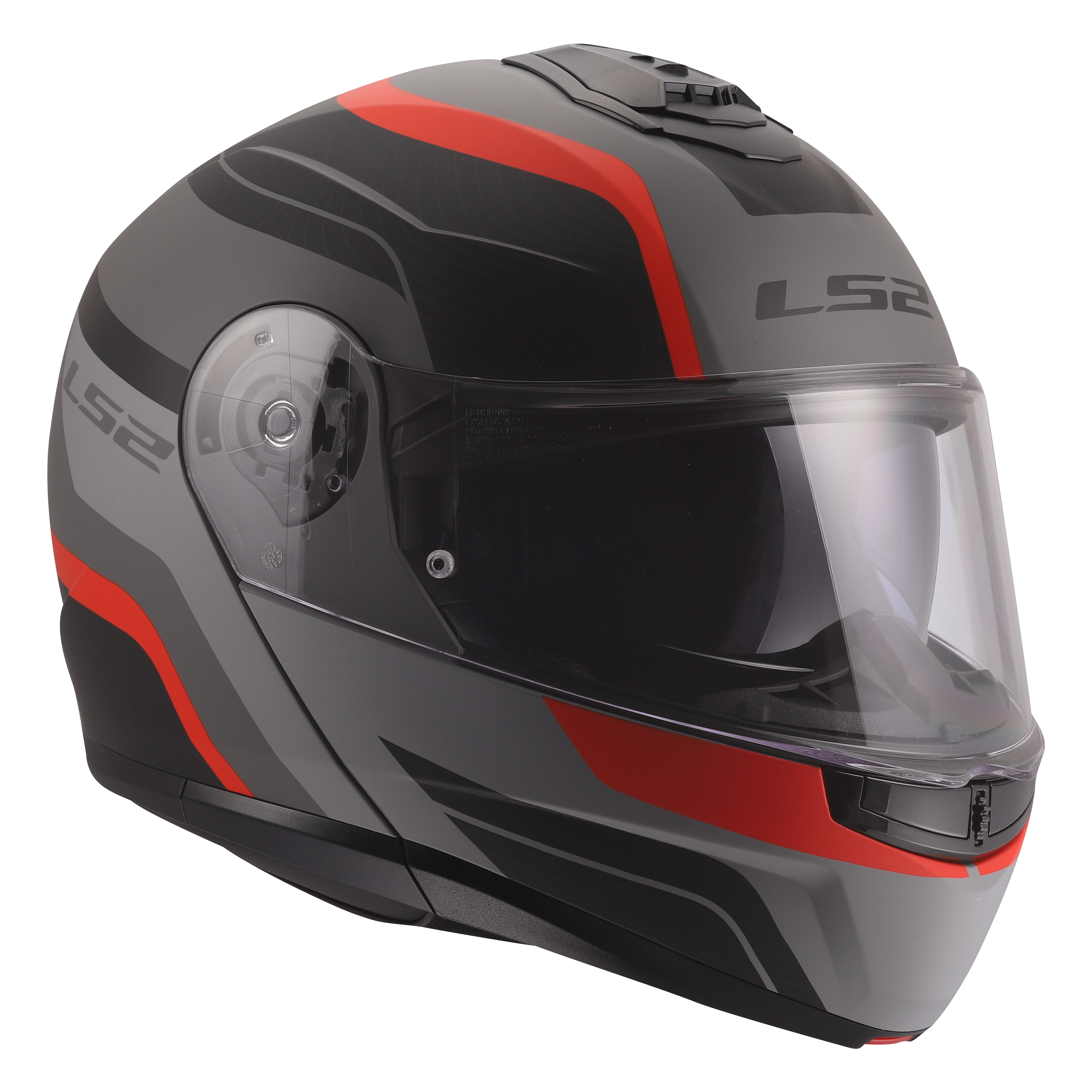 STROBE II MONZA MATT BLACK GRAY RED FF908
