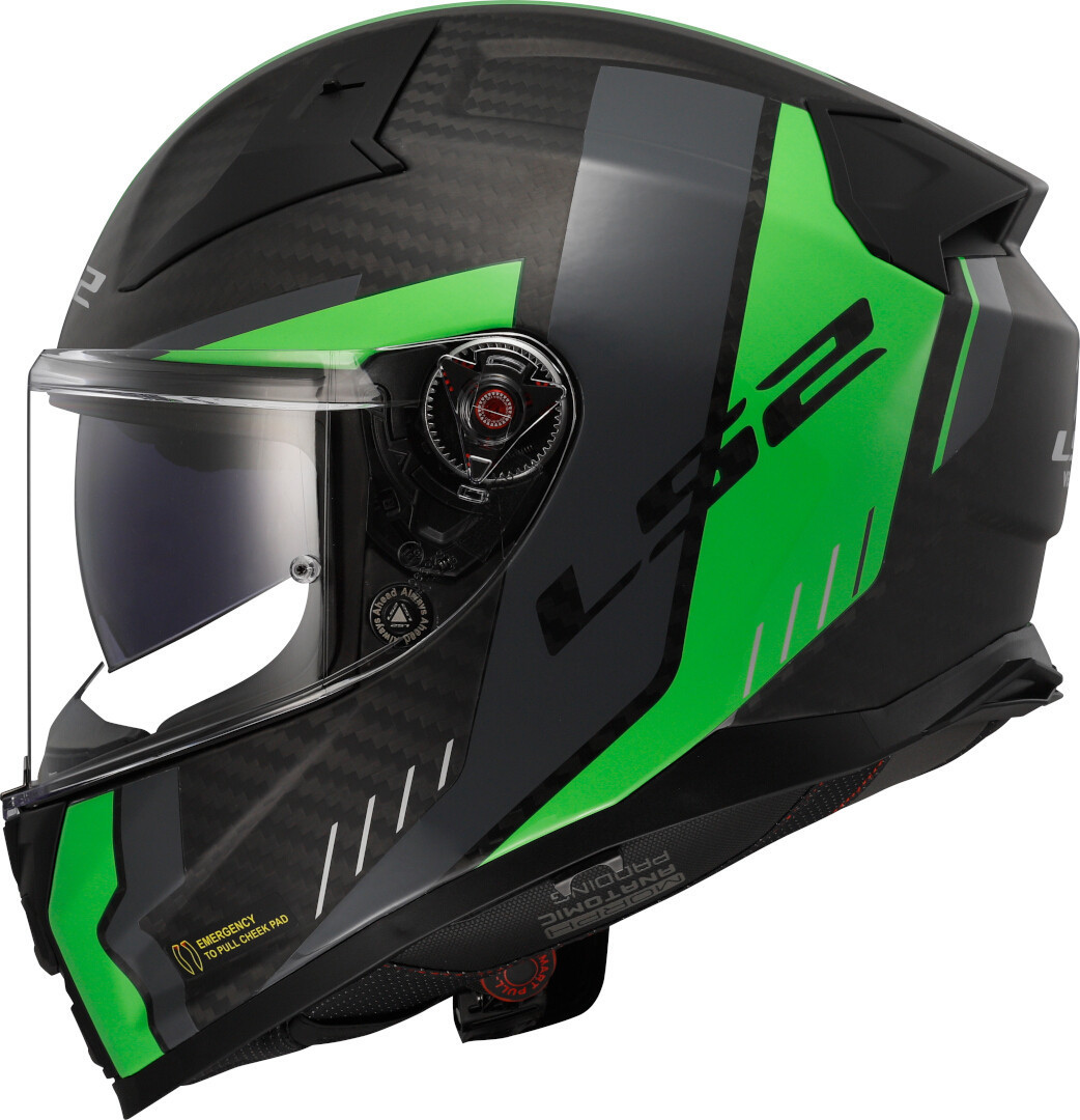  VECTOR II CARBON GRID MATT FLUO GREEN FF811