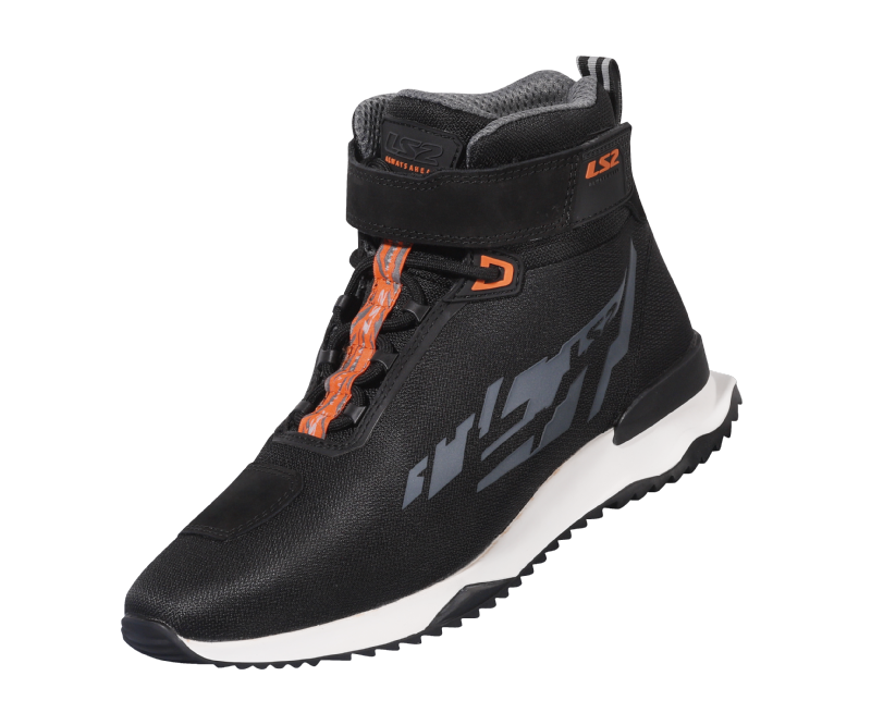 LS2 Acrux Motorradschuhe - Schwarz Orange H-V