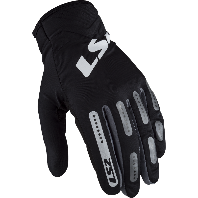 LS2 Bend Motorradhandschuhe - Schwarz Grau