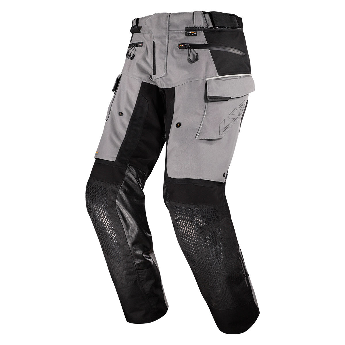LS2 Apollo Motorradhose - Schwarz Dunkel Grau