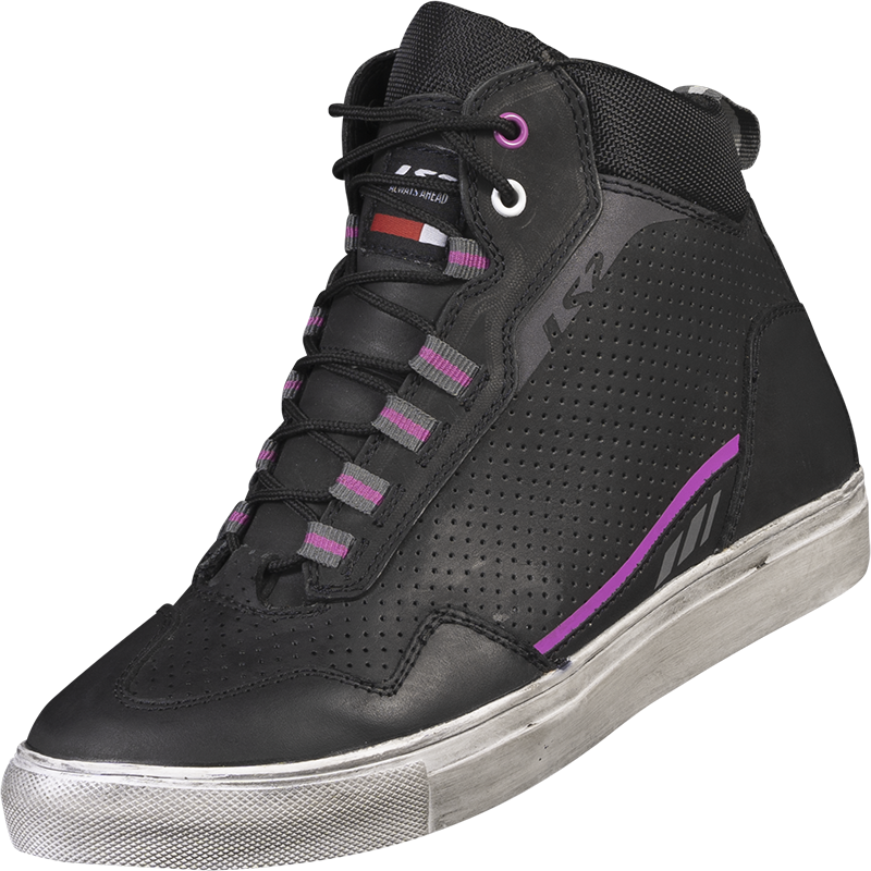 LS2 Zoe Motorradschuhe - Schwarz Lila