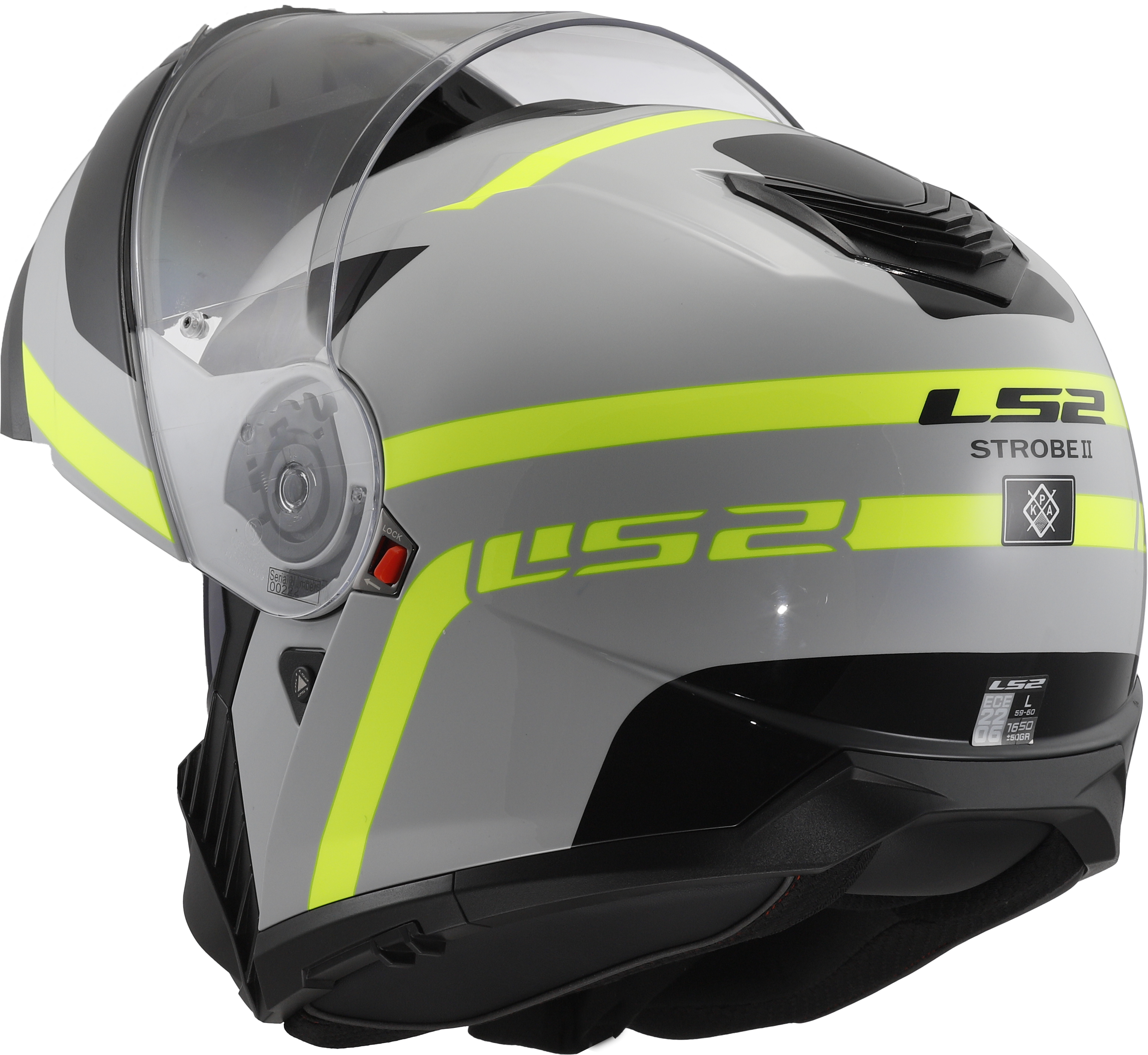 STROBE II AUTOX GLOSS GREY H-V YELLOW