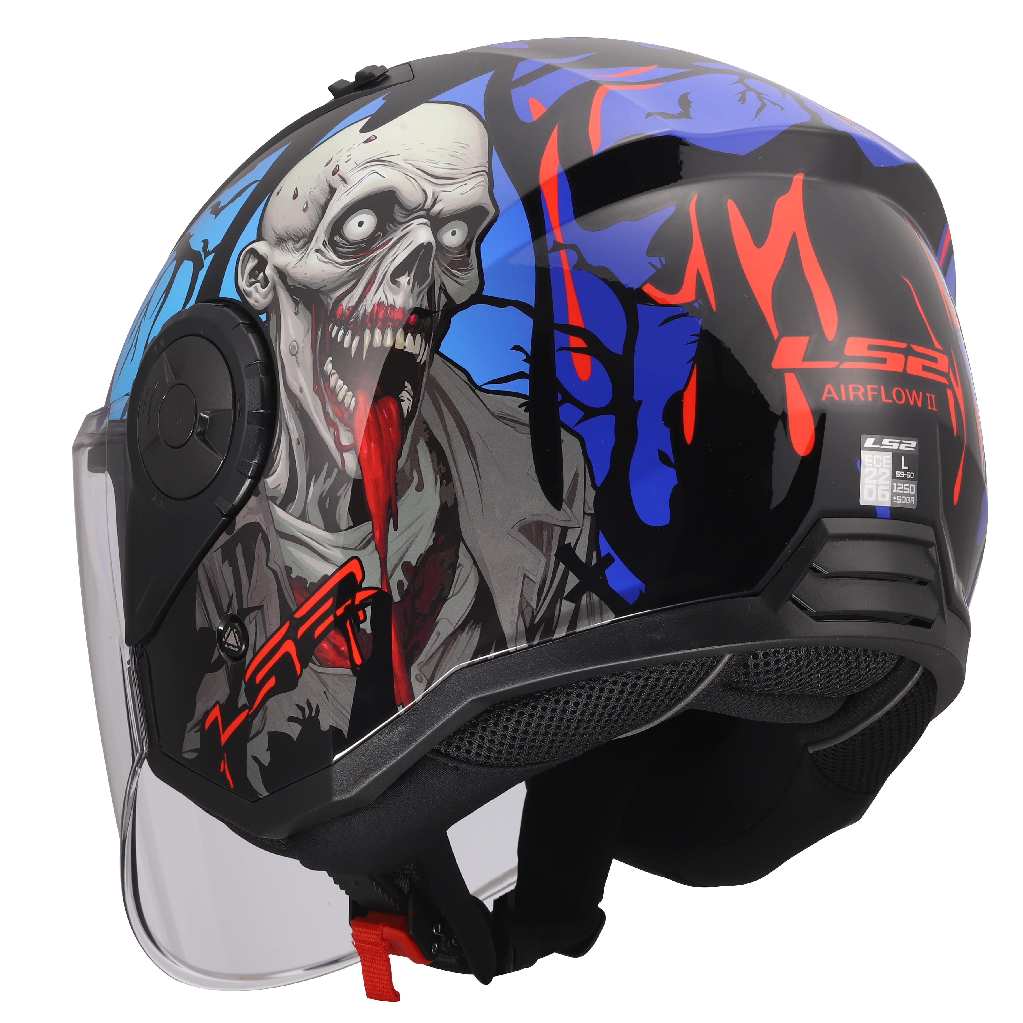 AIRFLOW II ZOMBIE II BLACK RED BLUE OF616
