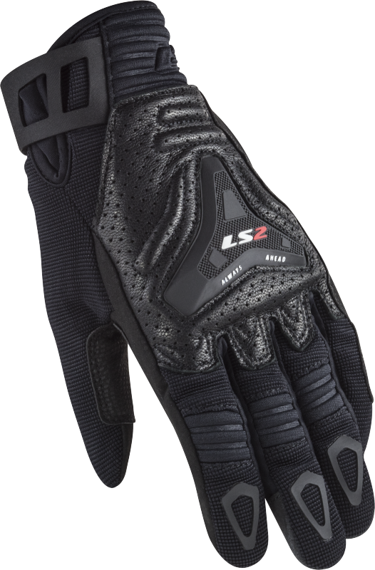 LS2 All Terrain Motorradhandschuhe - Schwarz