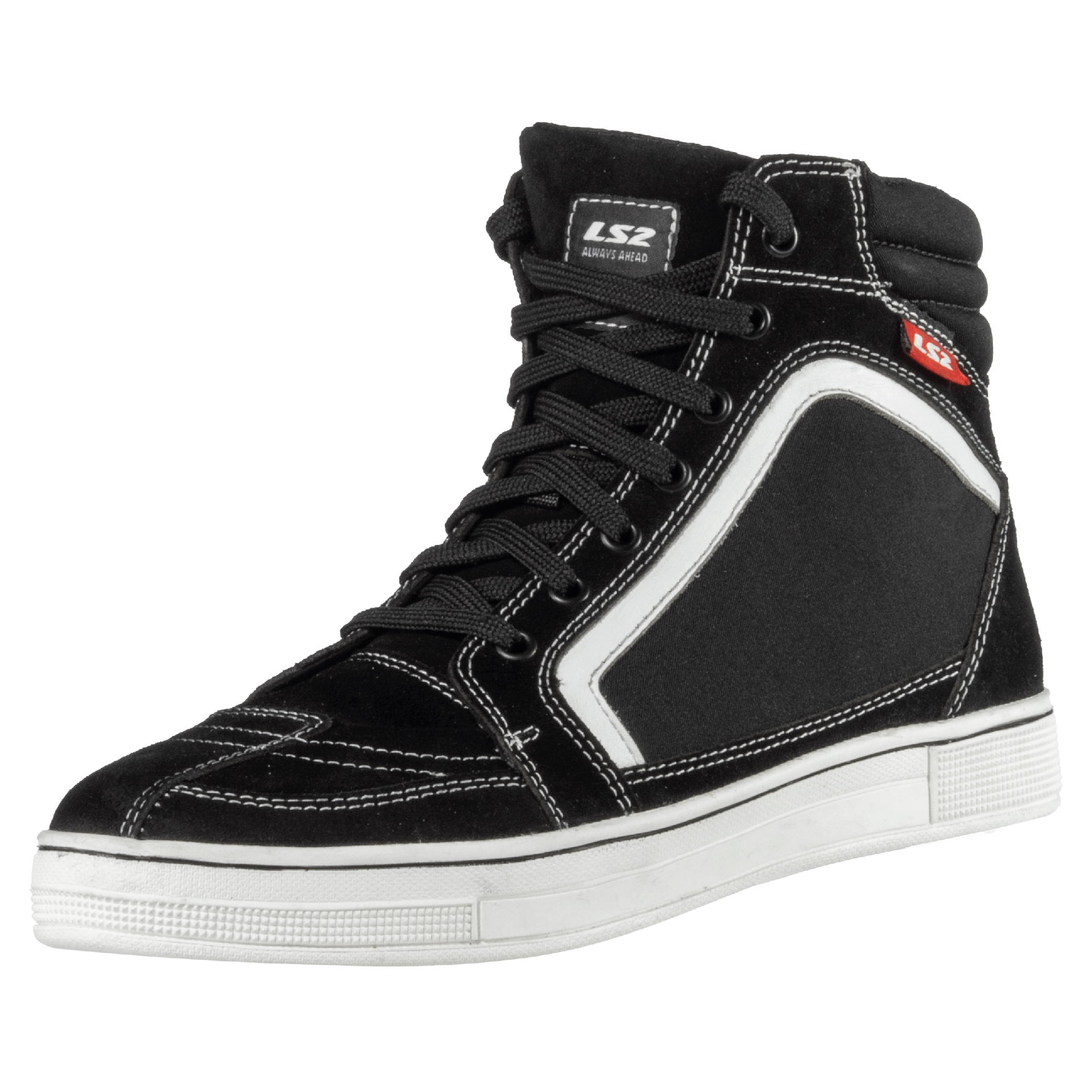 LS2 Doron Motorradschuhe - Weiß Schwarz