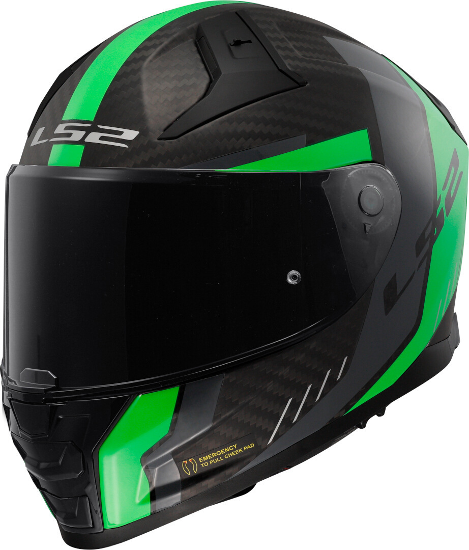  VECTOR II CARBON GRID MATT FLUO GREEN FF811