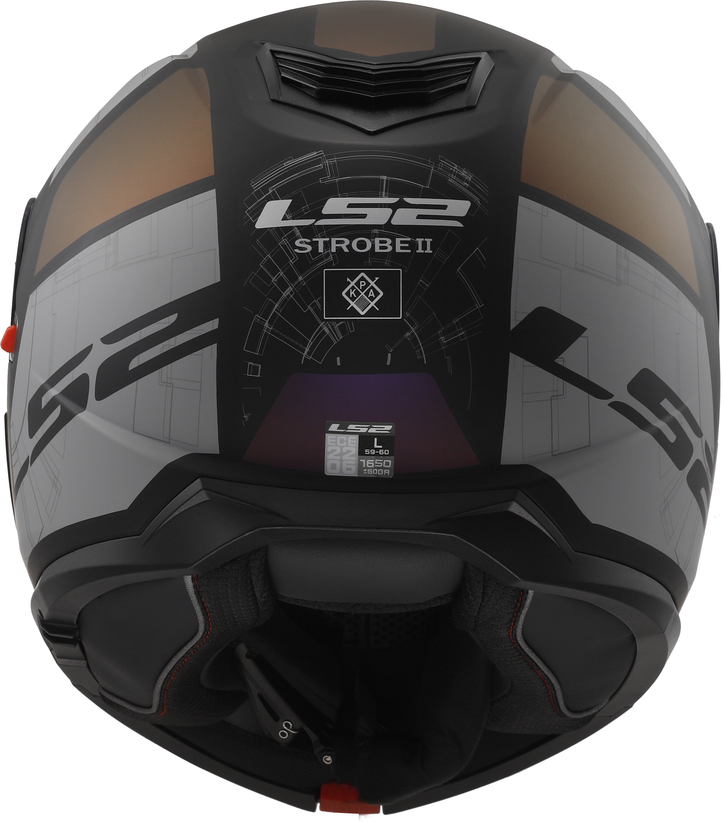 STROBE II ORION MATT BLACK PURPLE BLUE