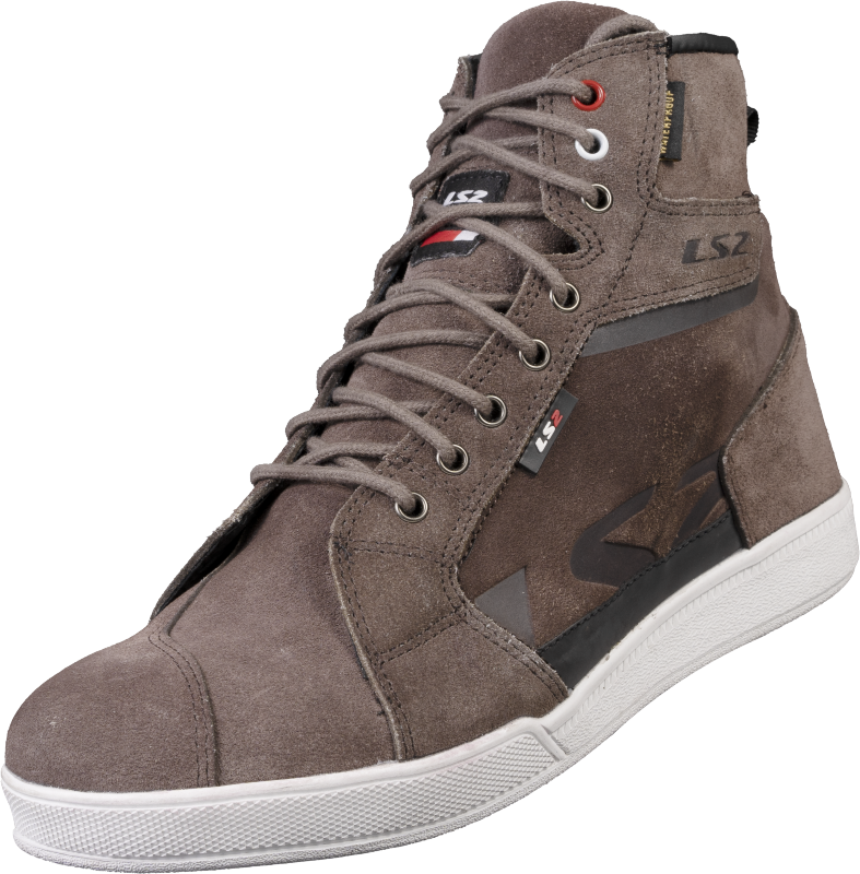LS2 Downtown Wasserdicht Motorradschuhe - Taupe