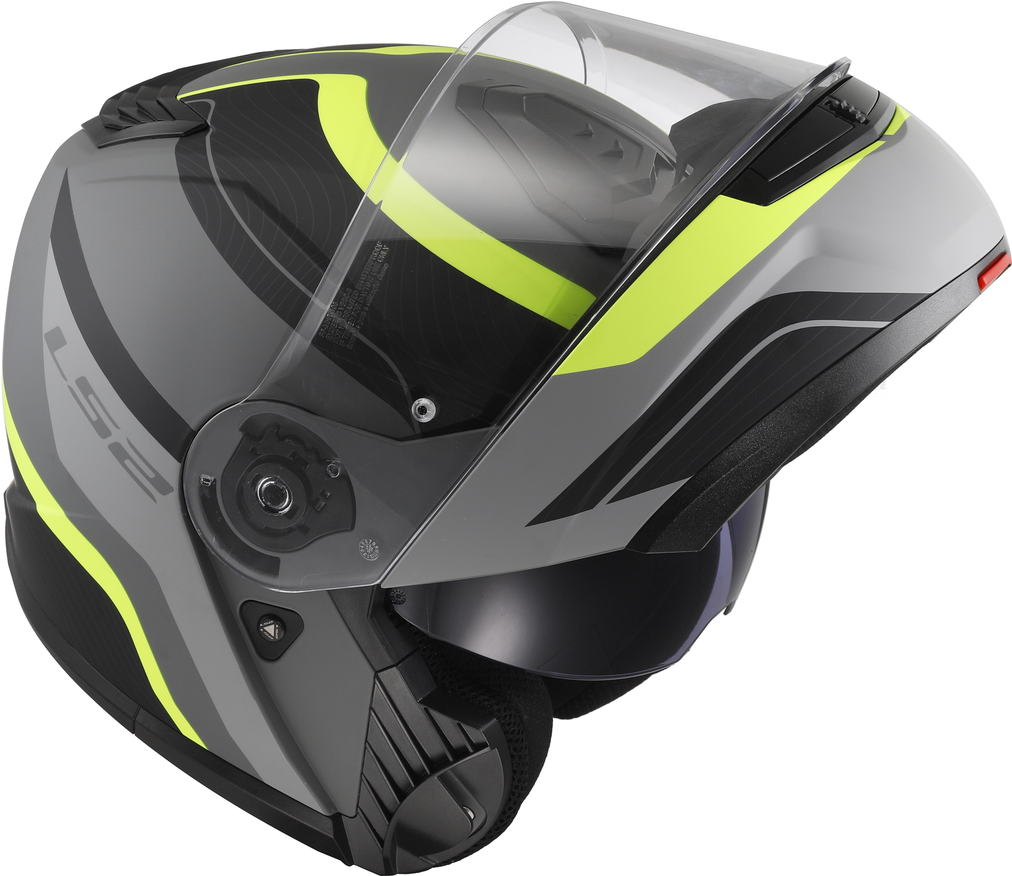 STROBE II MONZA MATT BLACK H-V YELLOW