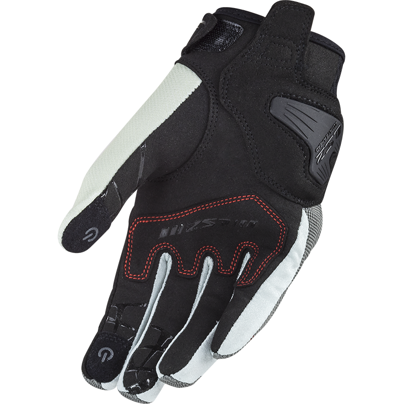 LS2 Dart II Motorradhandschuhe - Grau Pearl