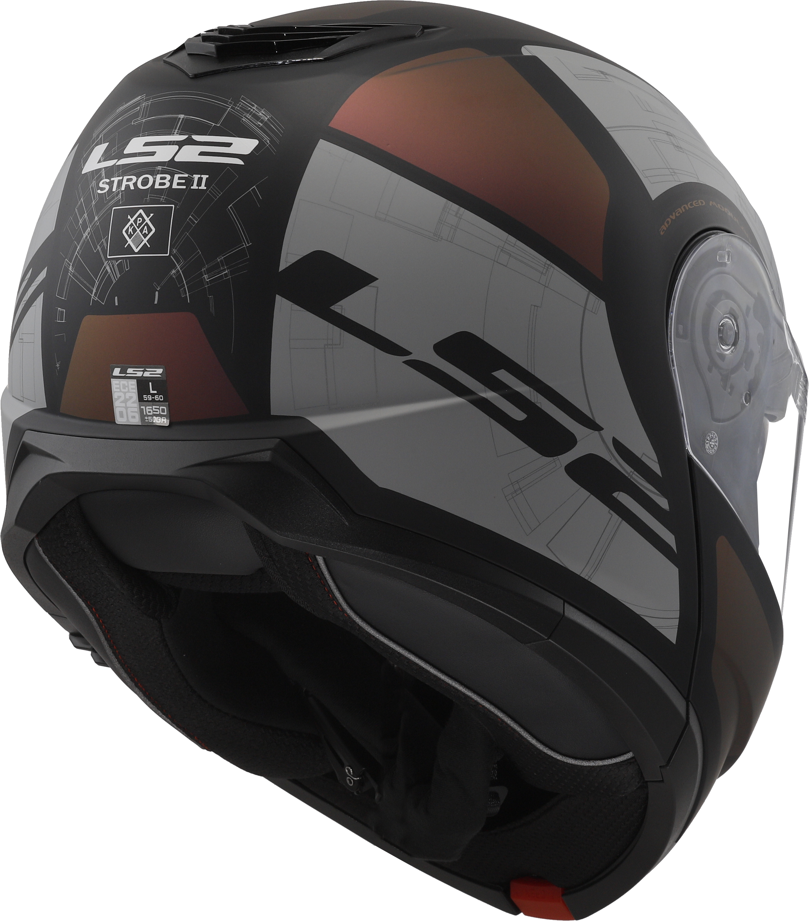 STROBE II ORION MATT BLACK PURPLE BLUE