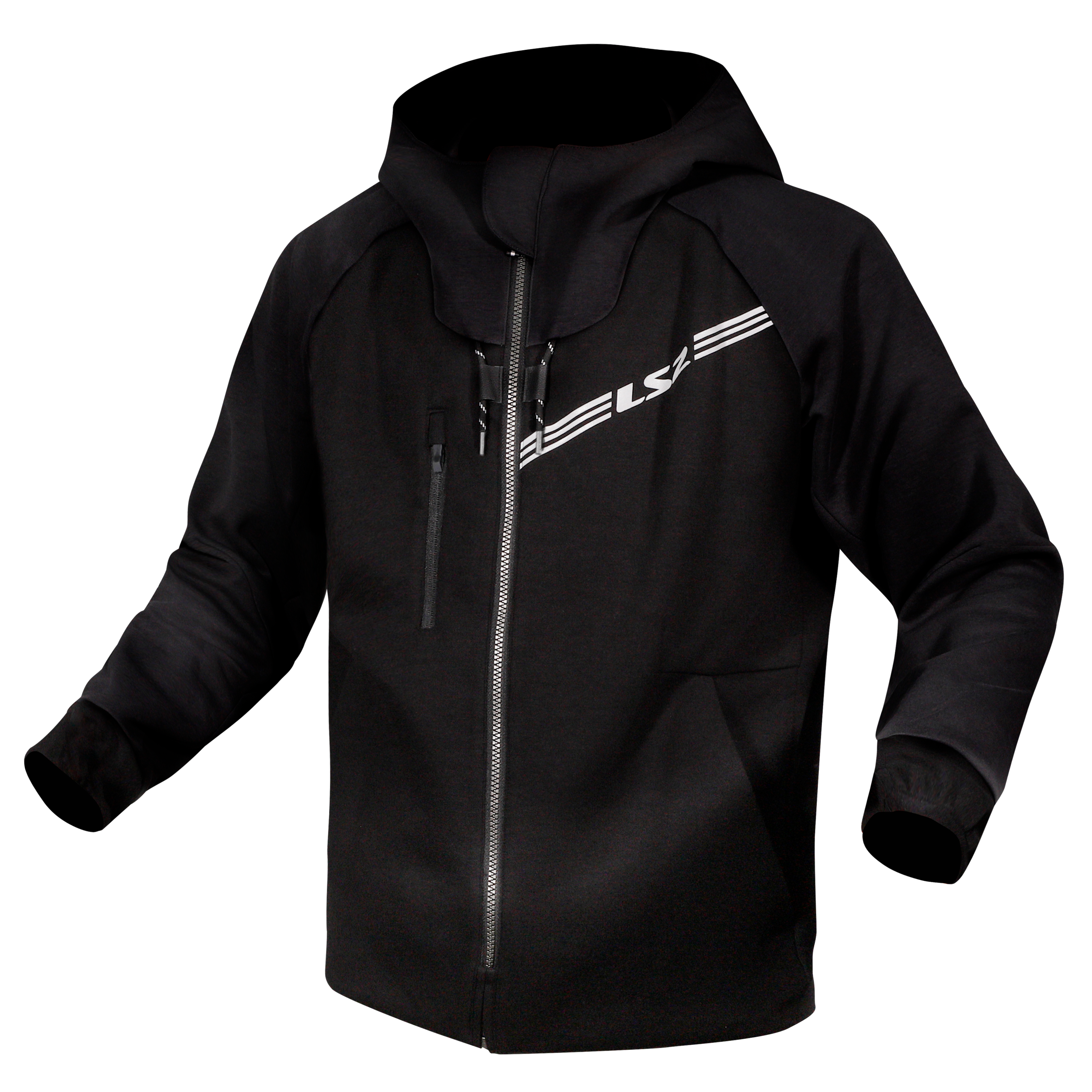LS2 Throttle Motorradjacke - Schwarz 