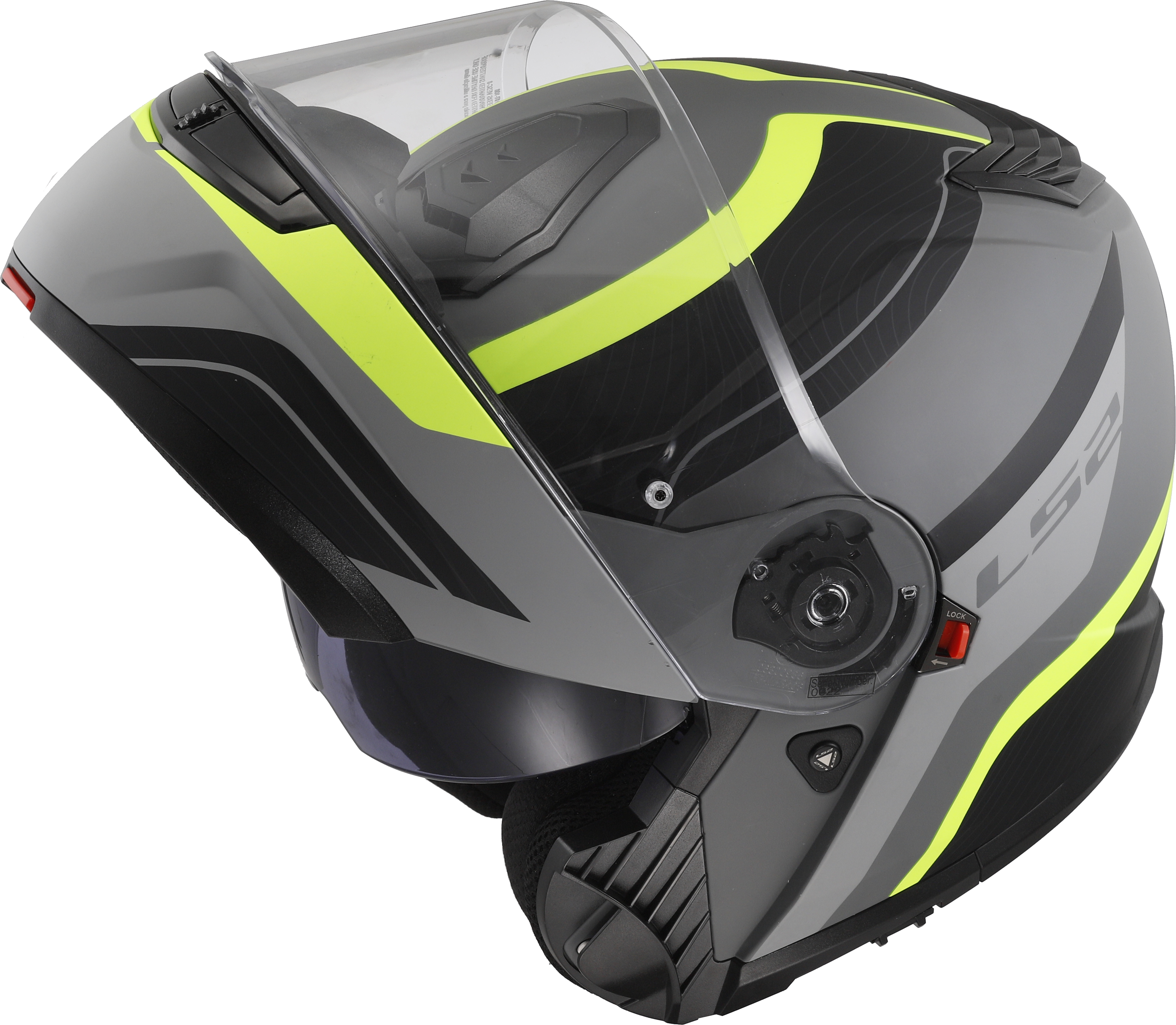 STROBE II MONZA MATT BLACK H-V YELLOW