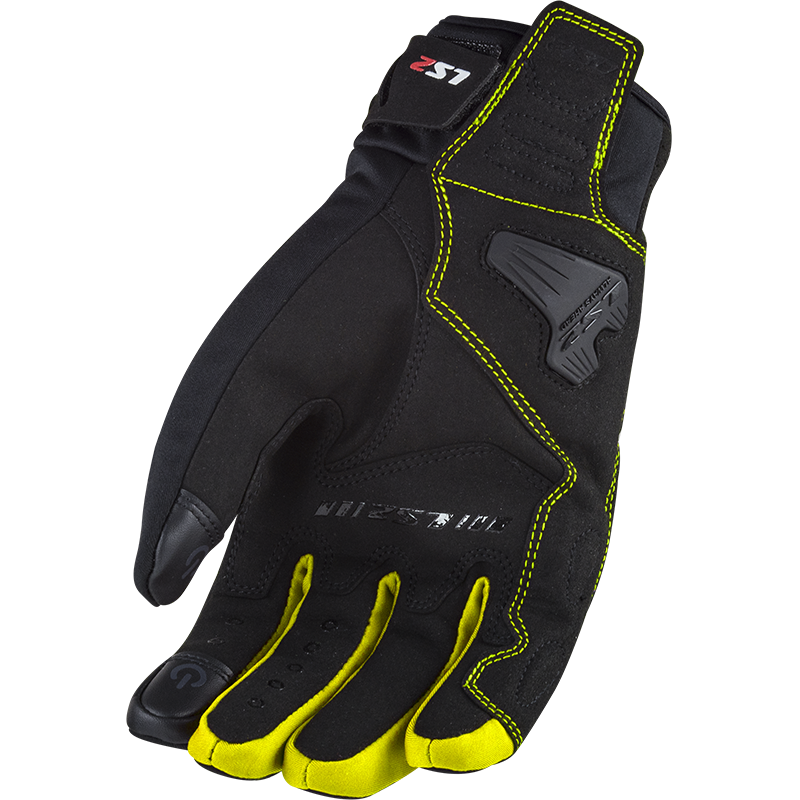 LS2 Jet II Motorradhandschuhe - Schwarz H-V Gelb