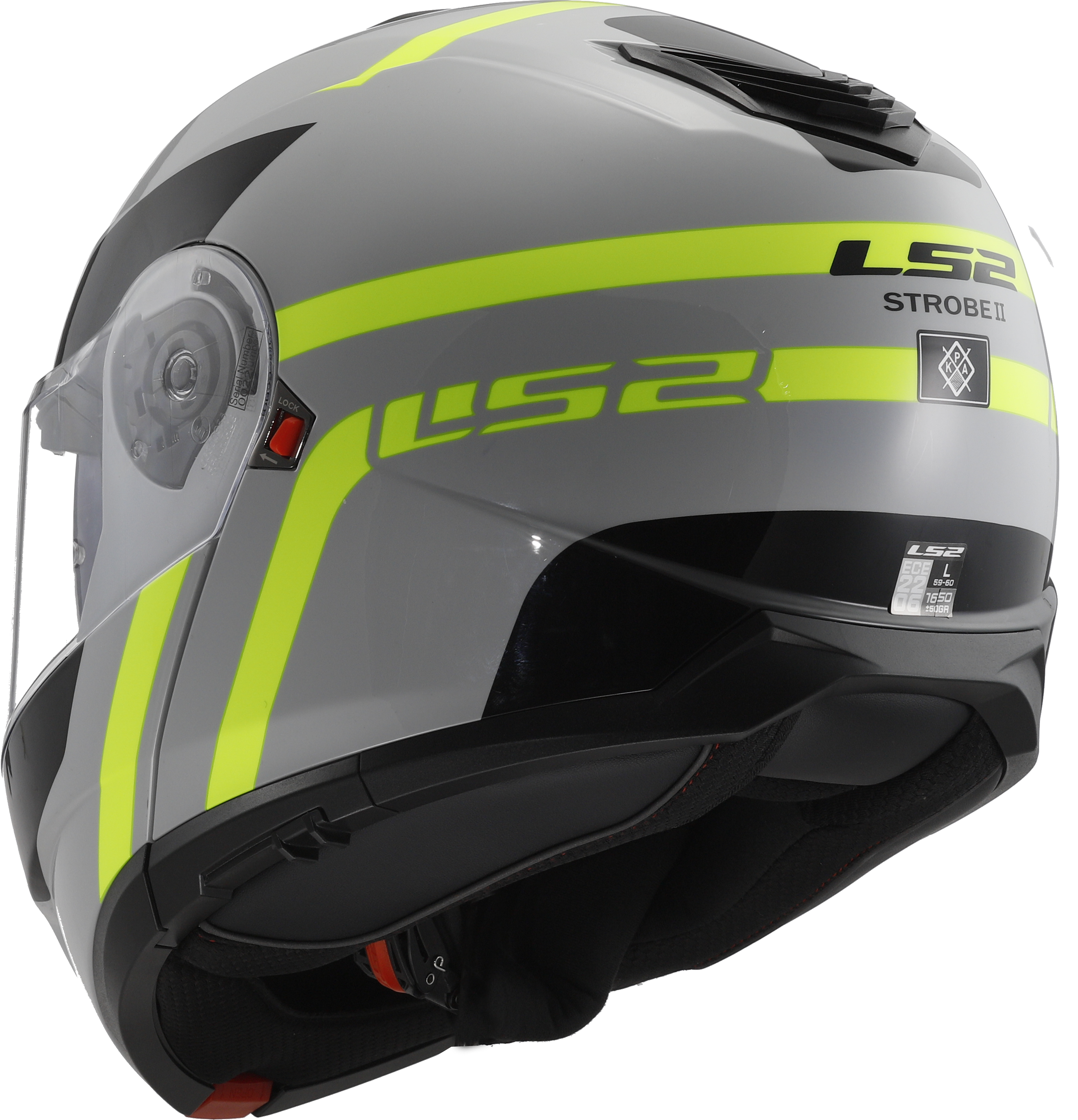 STROBE II AUTOX GLOSS GREY H-V YELLOW