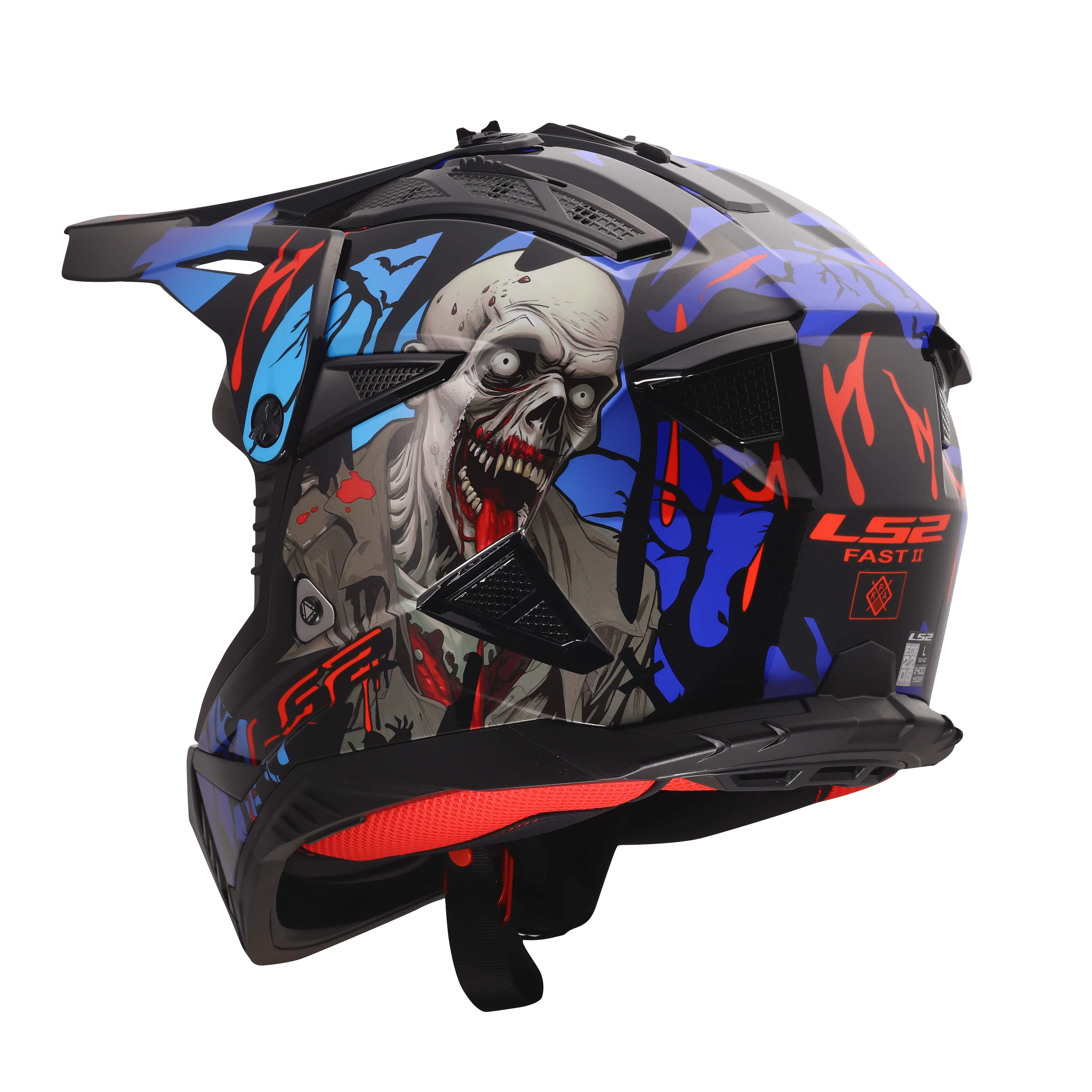 FAST II ZOMBIE II BLACK RED BLUE MX708 