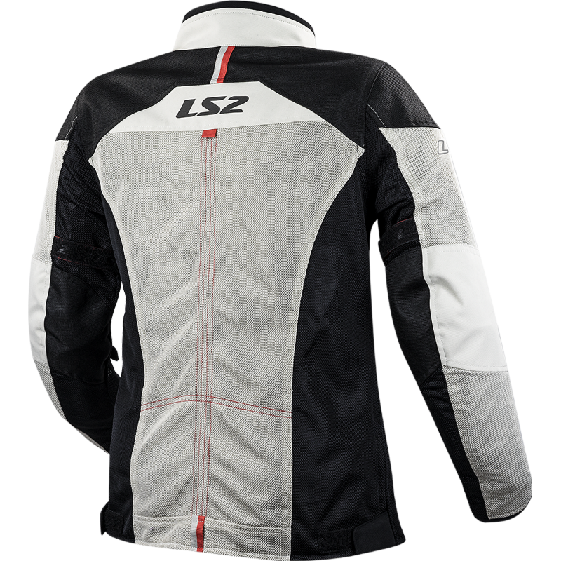 LS2 Alba Motorradjacke - Hell Grau 