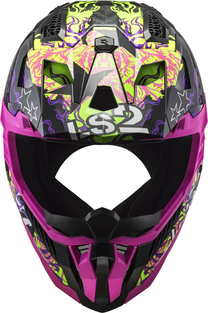 MX 703 X-FORCE CARBON FIRESKULL