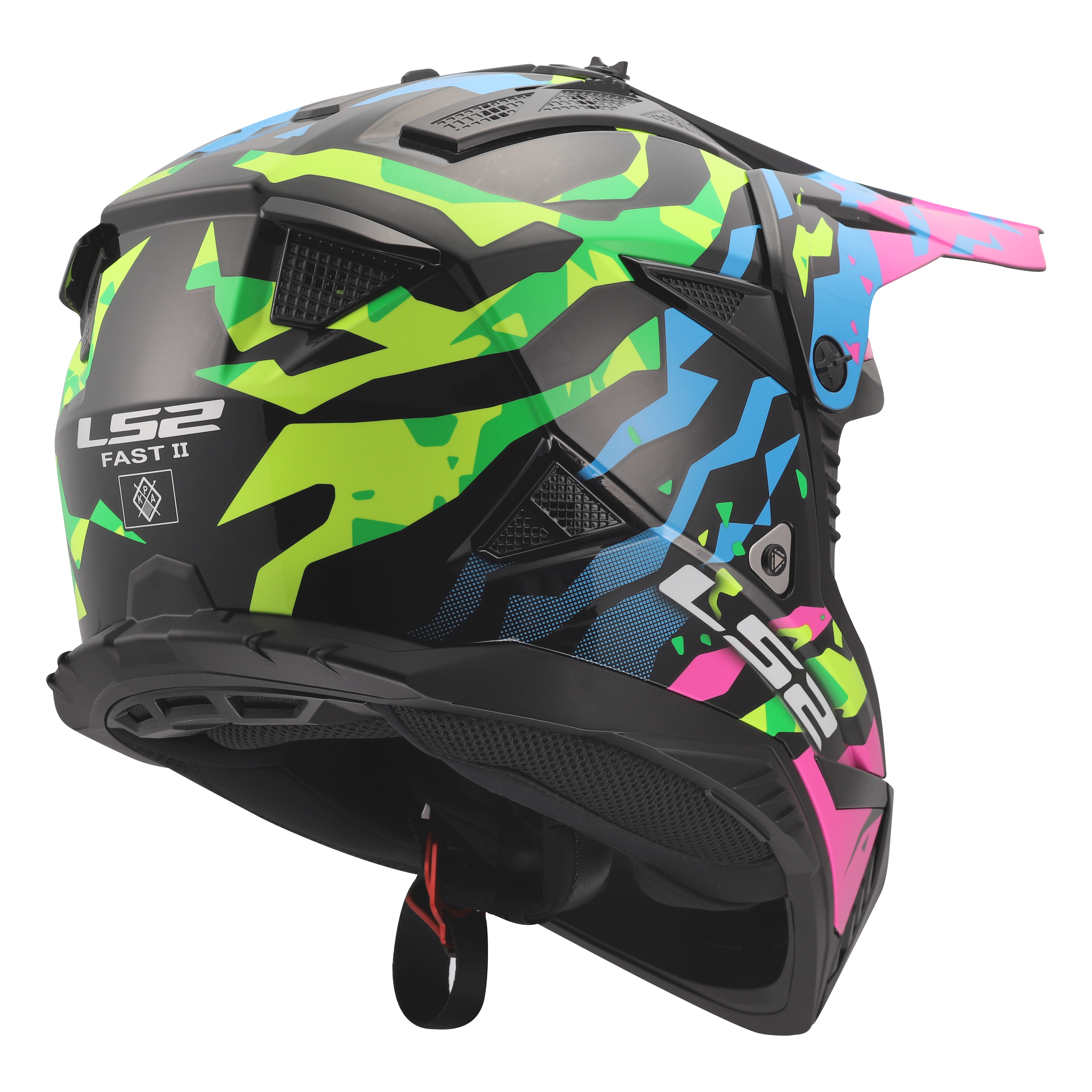 FAST II GROTESK BLUE PINK GREEN MX708