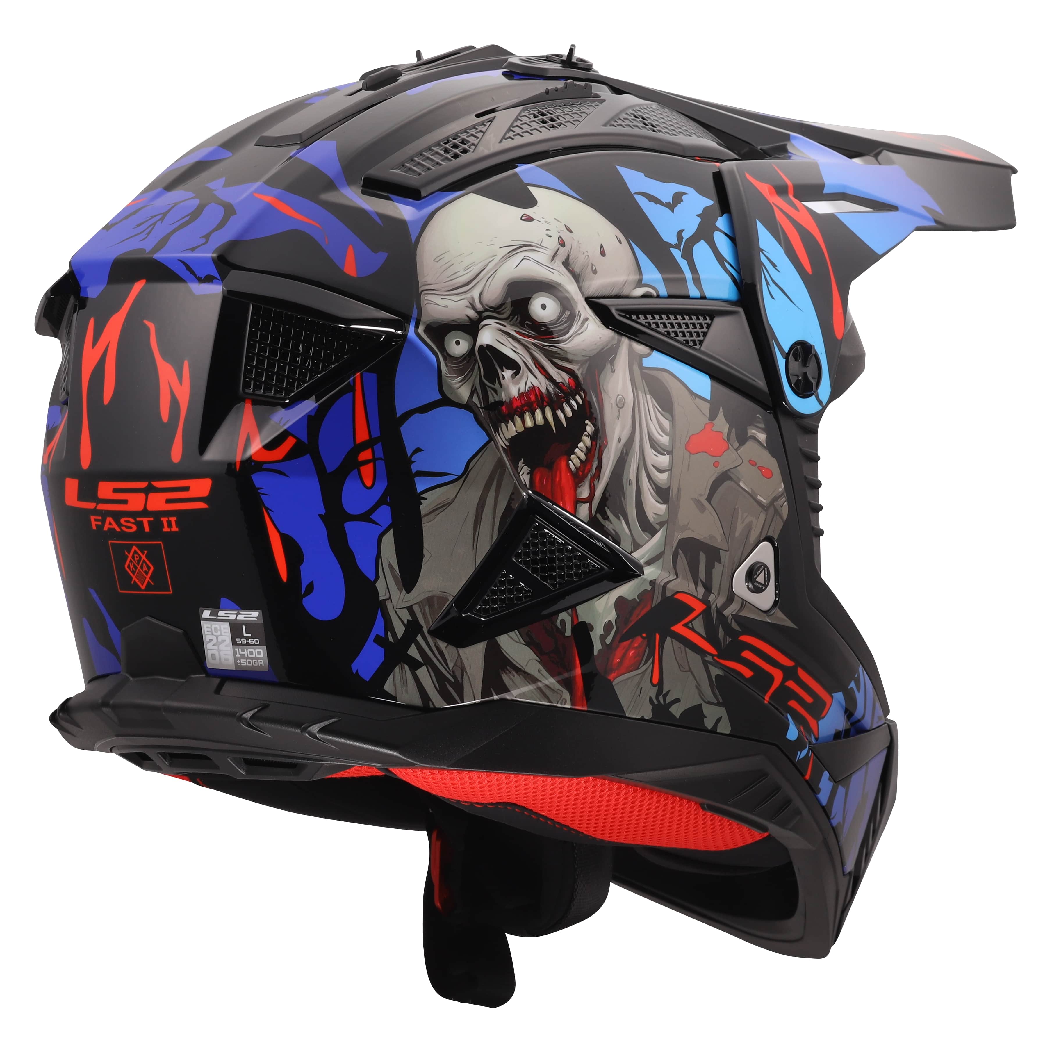 FAST II ZOMBIE II BLACK RED BLUE MX708 