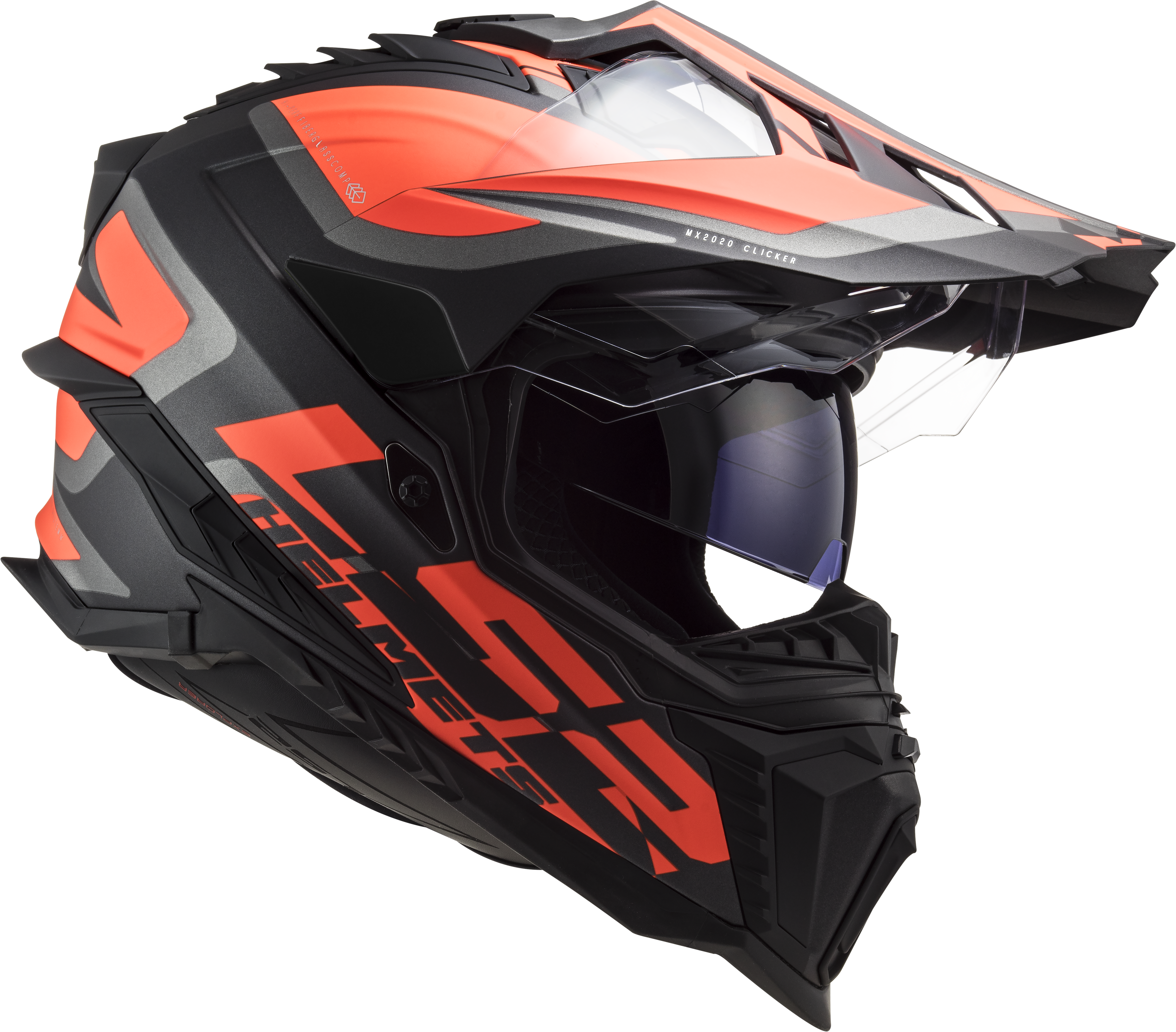 EXPLORER ALTER MATT BLACK FLUO ORANGE MX701