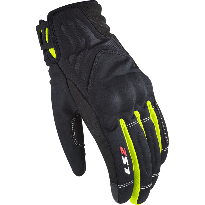 LS2 Jet II Motorradhandschuhe - Schwarz H-V Gelb