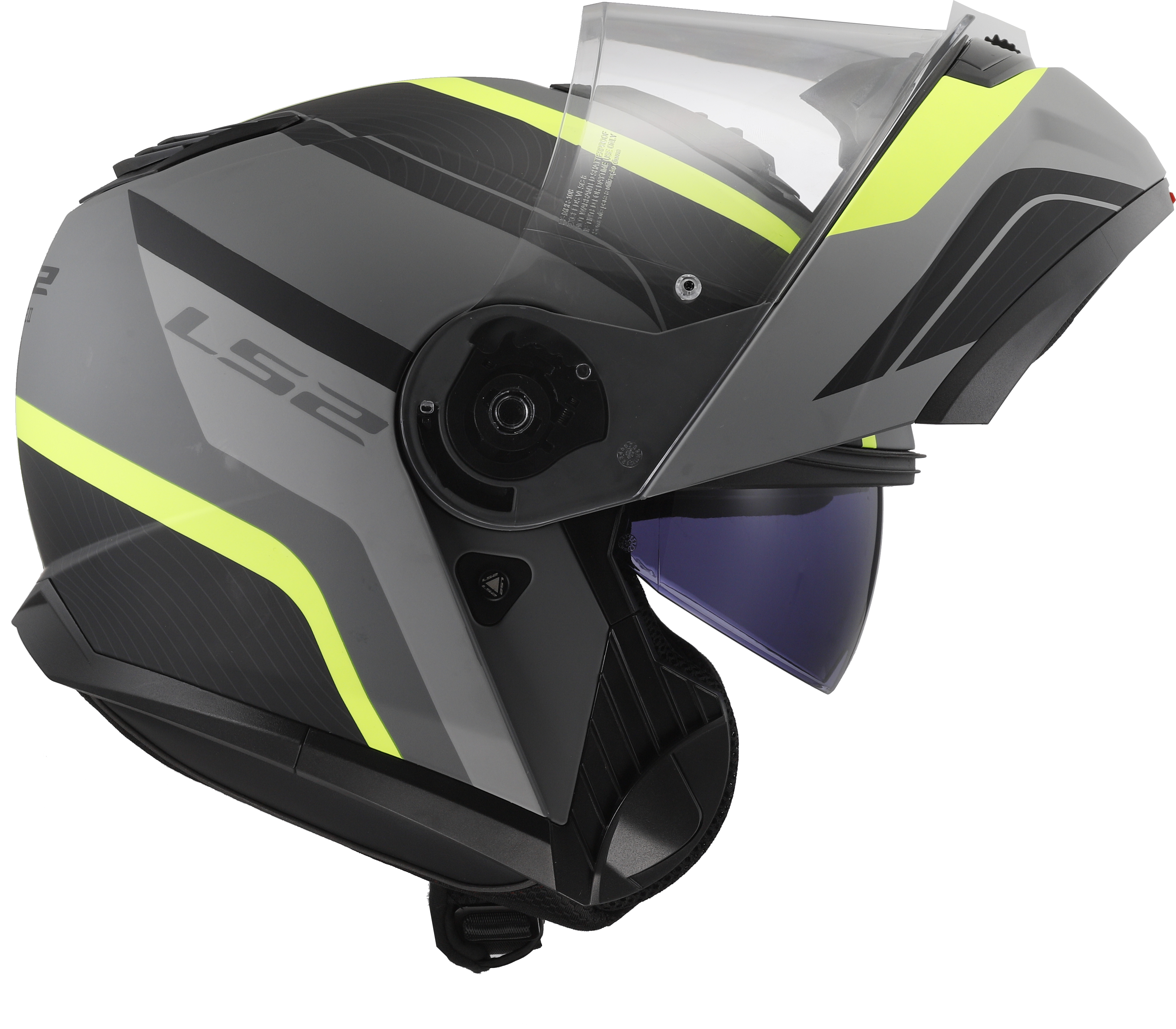 STROBE II MONZA MATT BLACK H-V YELLOW